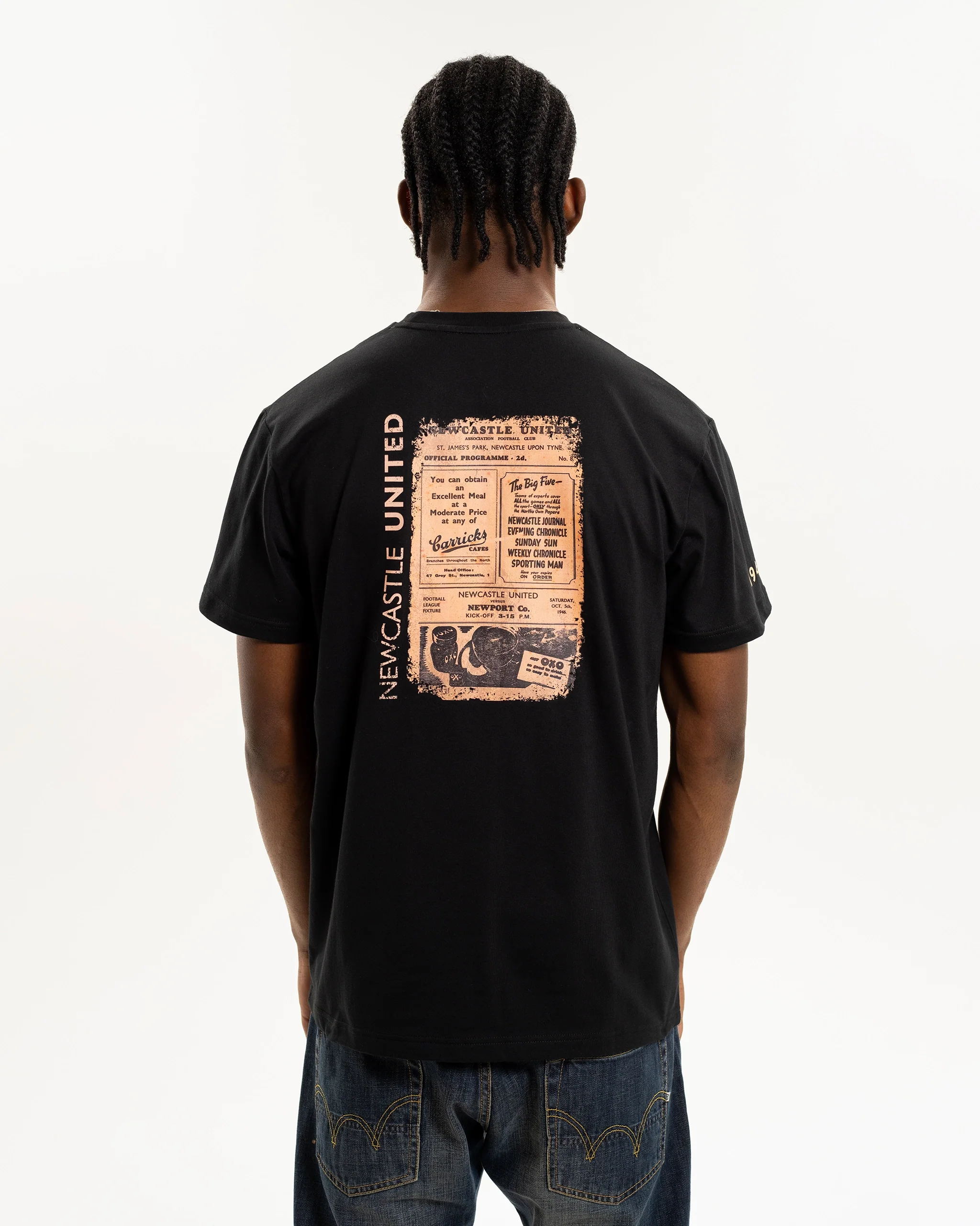 Newcastle United 1946 Programme Collection T-Shirt