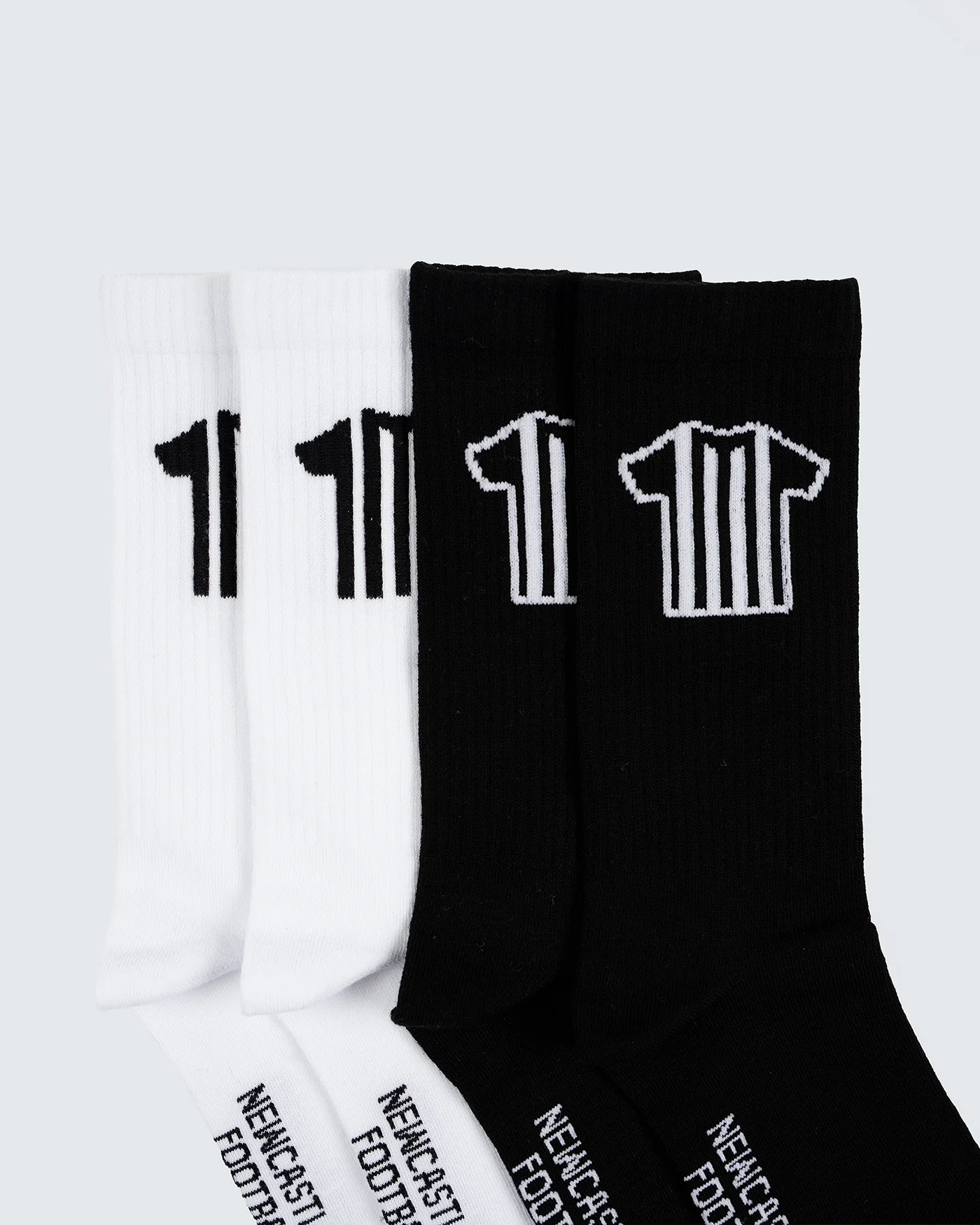 Newcastle United 2 Pack Shirt Socks - Image 2