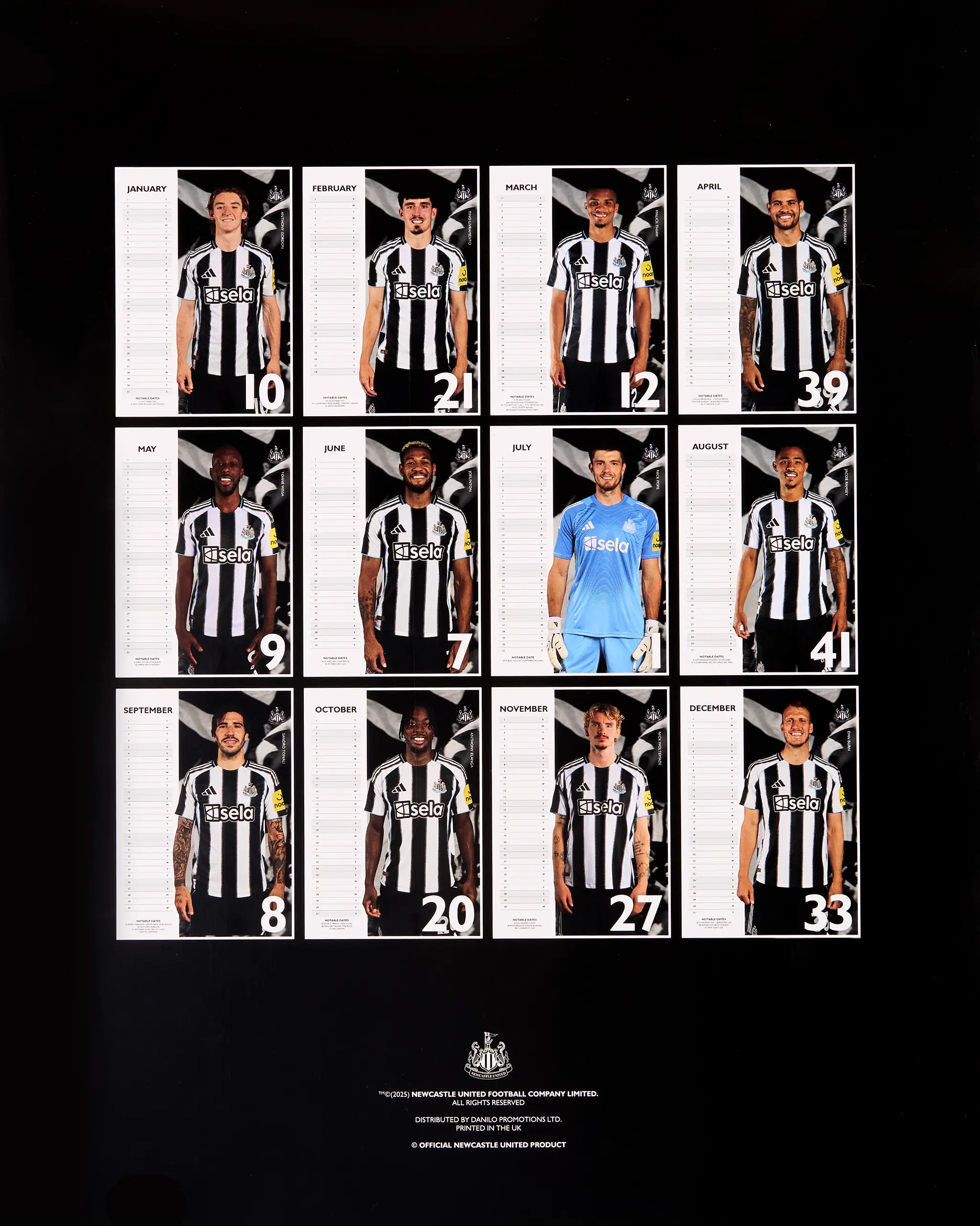 Newcastle United 2026 A3 Calendar - Image 8
