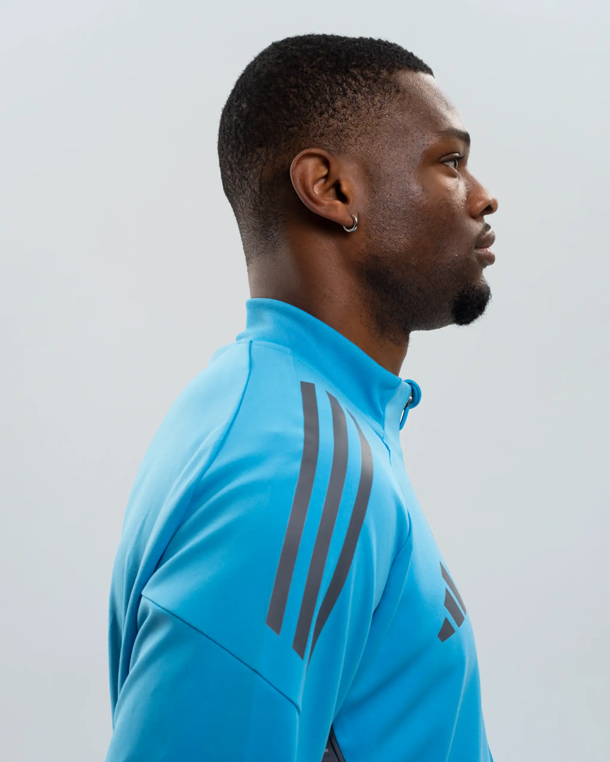 Newcastle United adidas 25/26 Players Range Blue Zip Up Jacket - Image 4