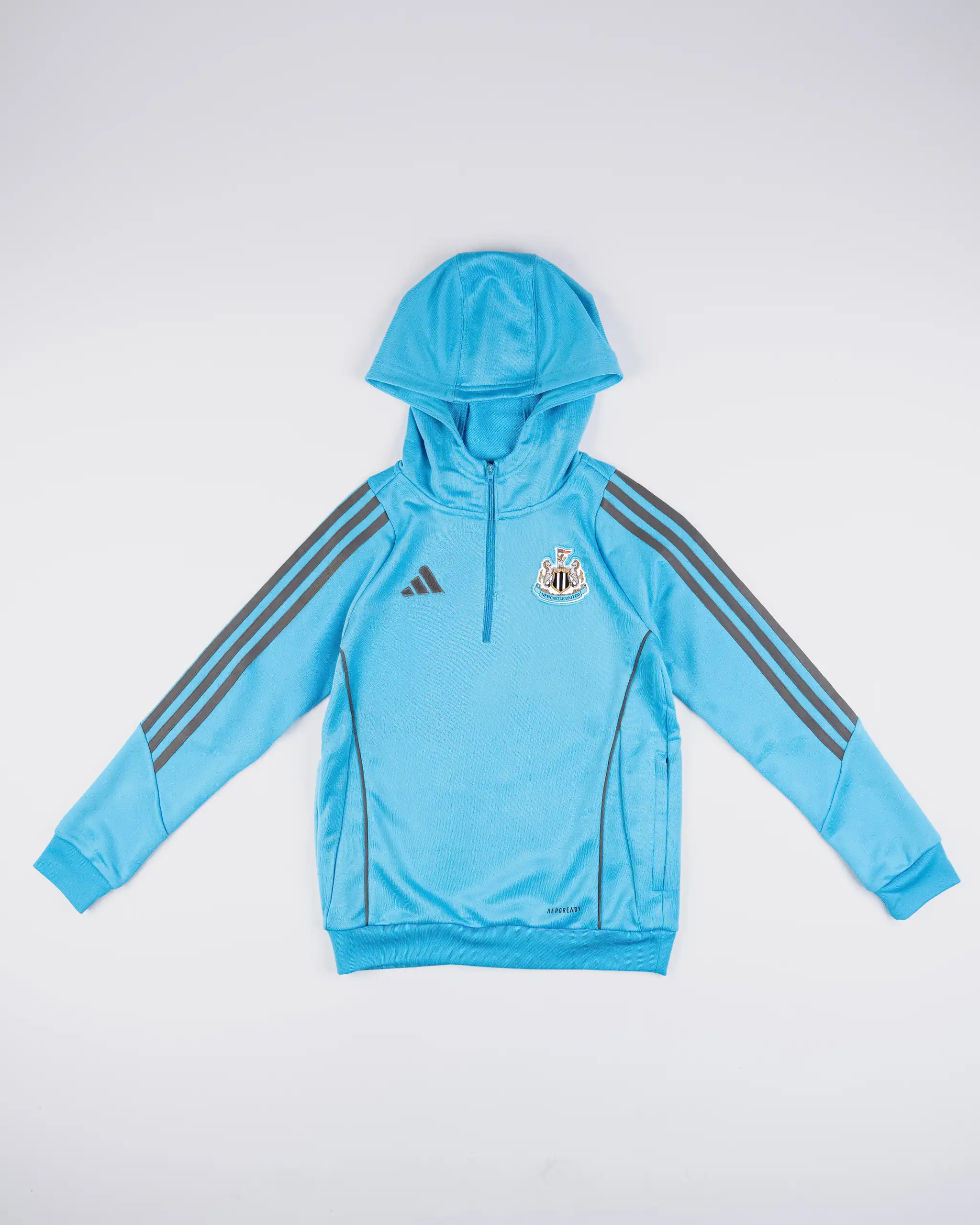 Newcastle United adidas 25/26 Players Range Kids' Blue Hoodie