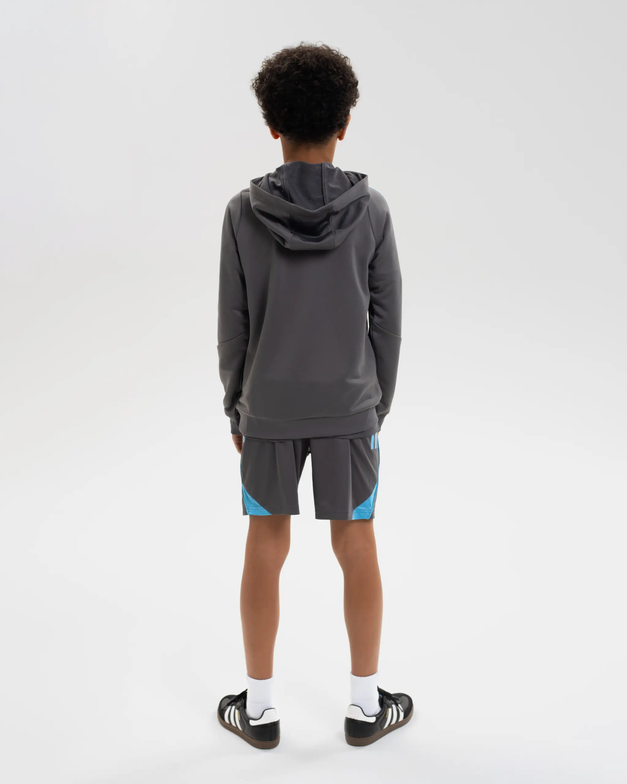 Newcastle United adidas 25/26 Players Range Kids' Grey Training Hoodie - Image 5