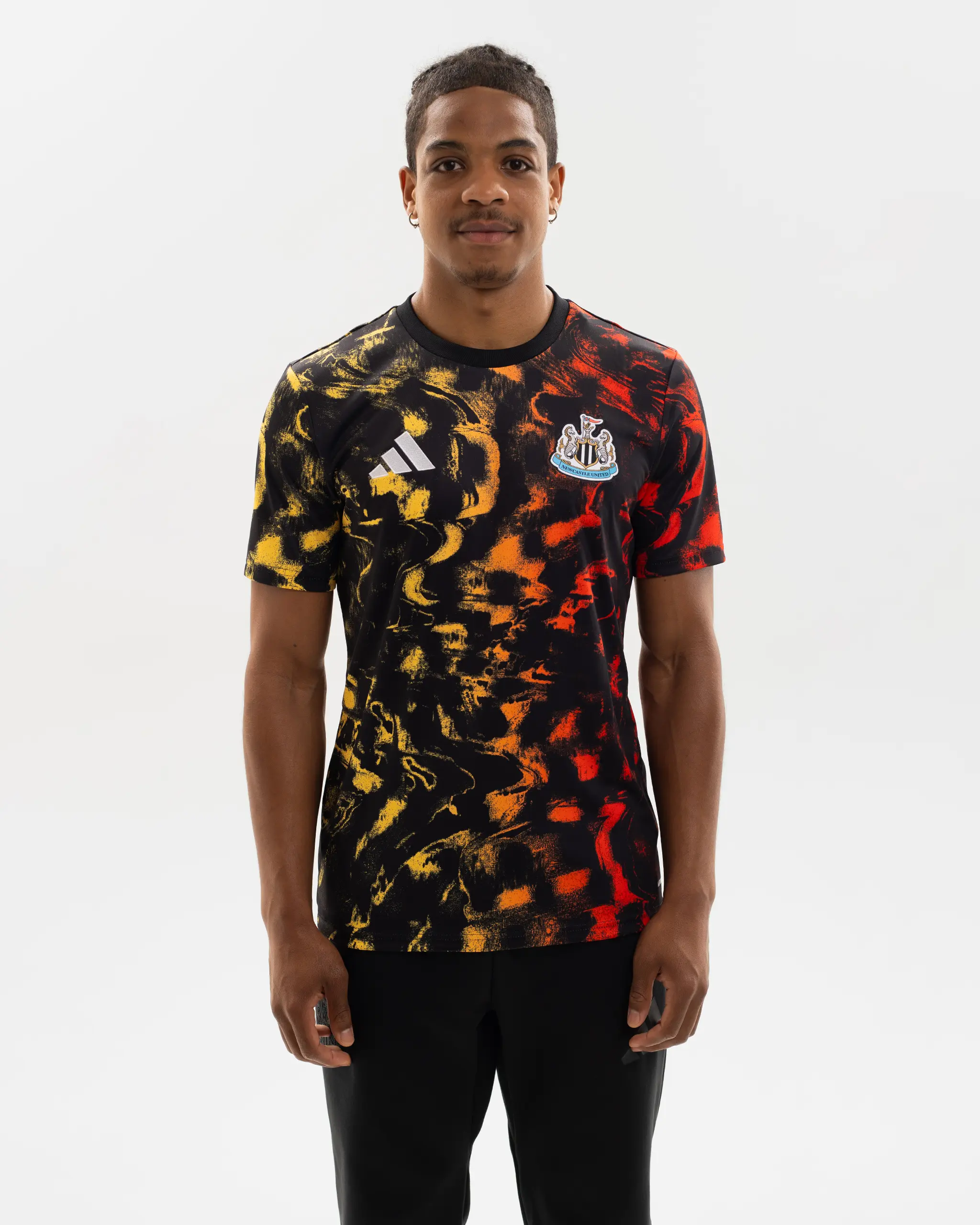 Newcastle United adidas 25/26 Pre-Match Shirt - Image 3