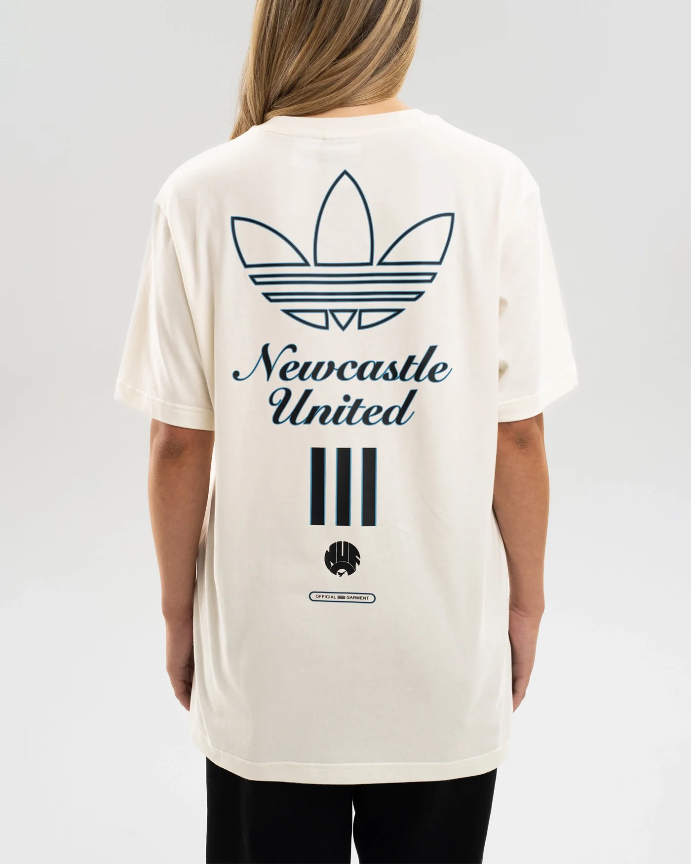 Newcastle United adidas 25/26 Terrace Icons Off White Tee - Image 4