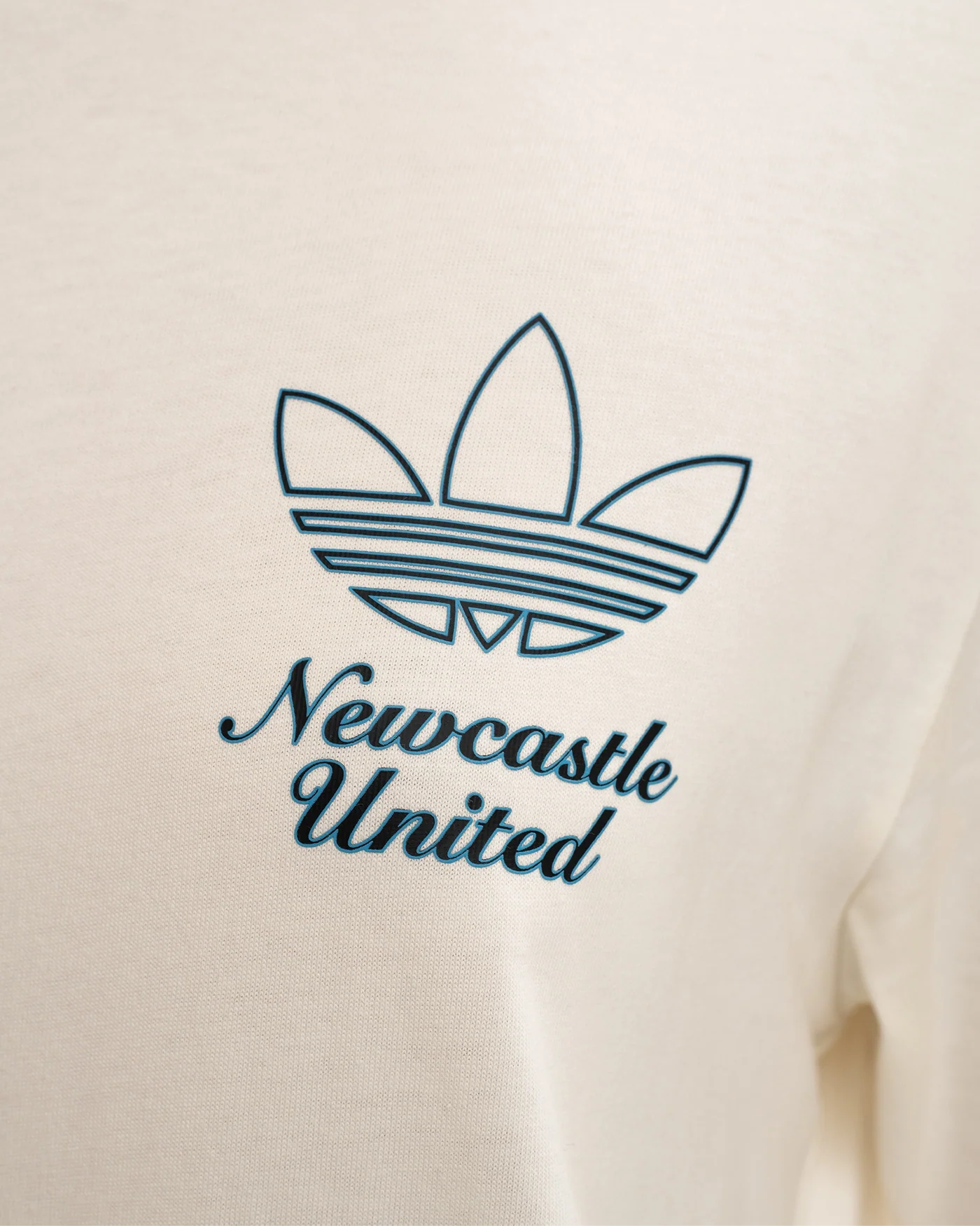 Newcastle United adidas 25/26 Terrace Icons Off White Tee - Image 6