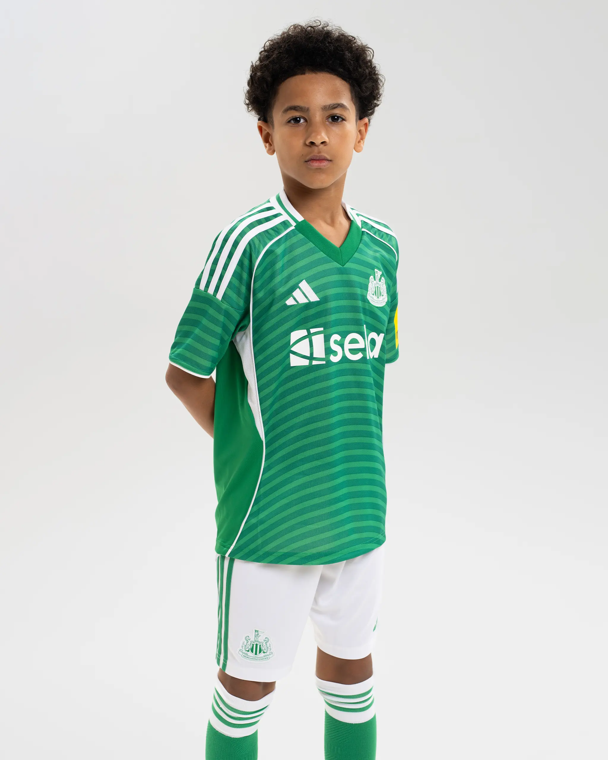 Newcastle United adidas Kids' 25/26 Away Shirt - Image 3