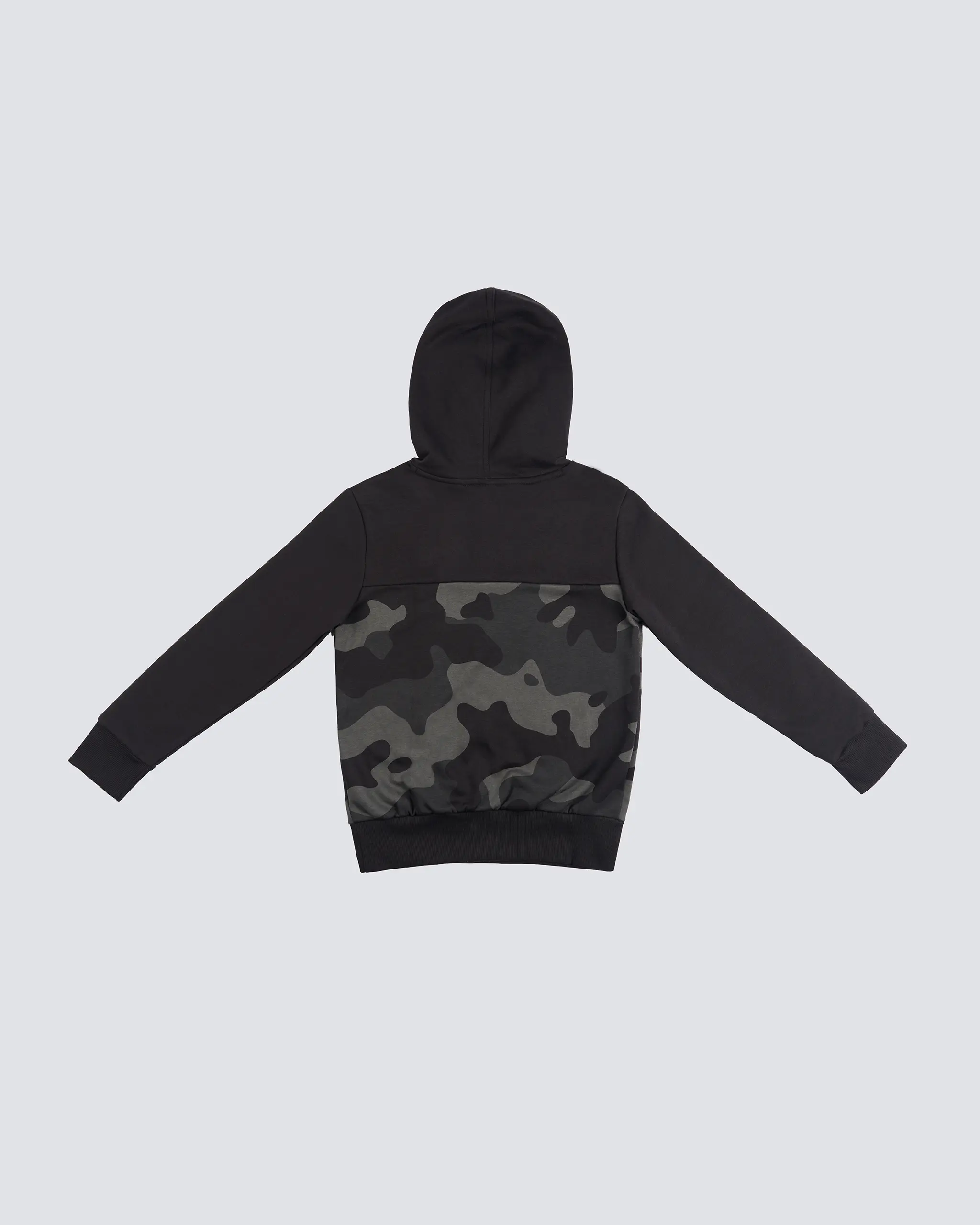 Newcastle United adidas Kid's Black Camo Hoodie - Image 4