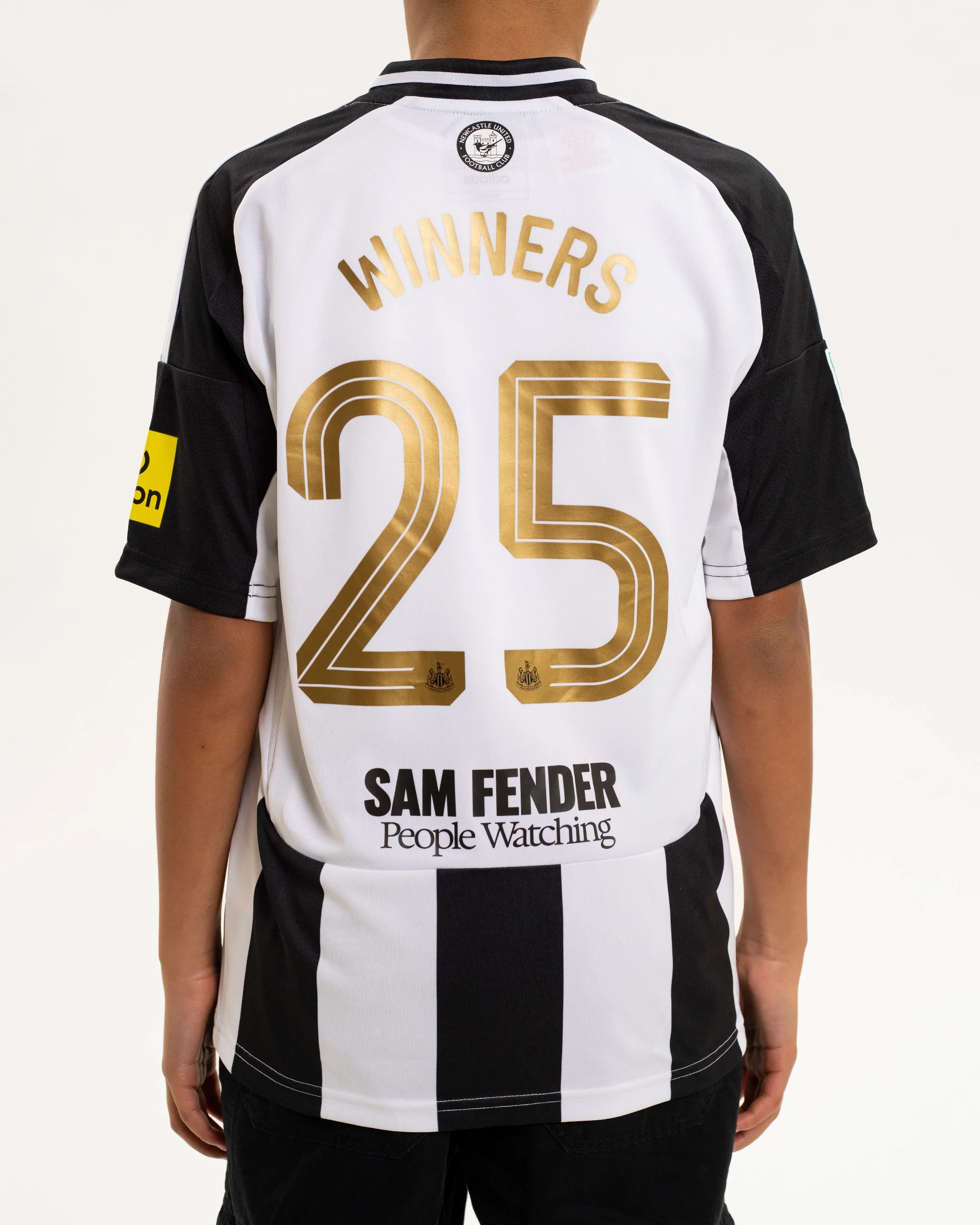 Newcastle United adidas Kids' Carabao Cup 2025 Winners Shirt - Image 3