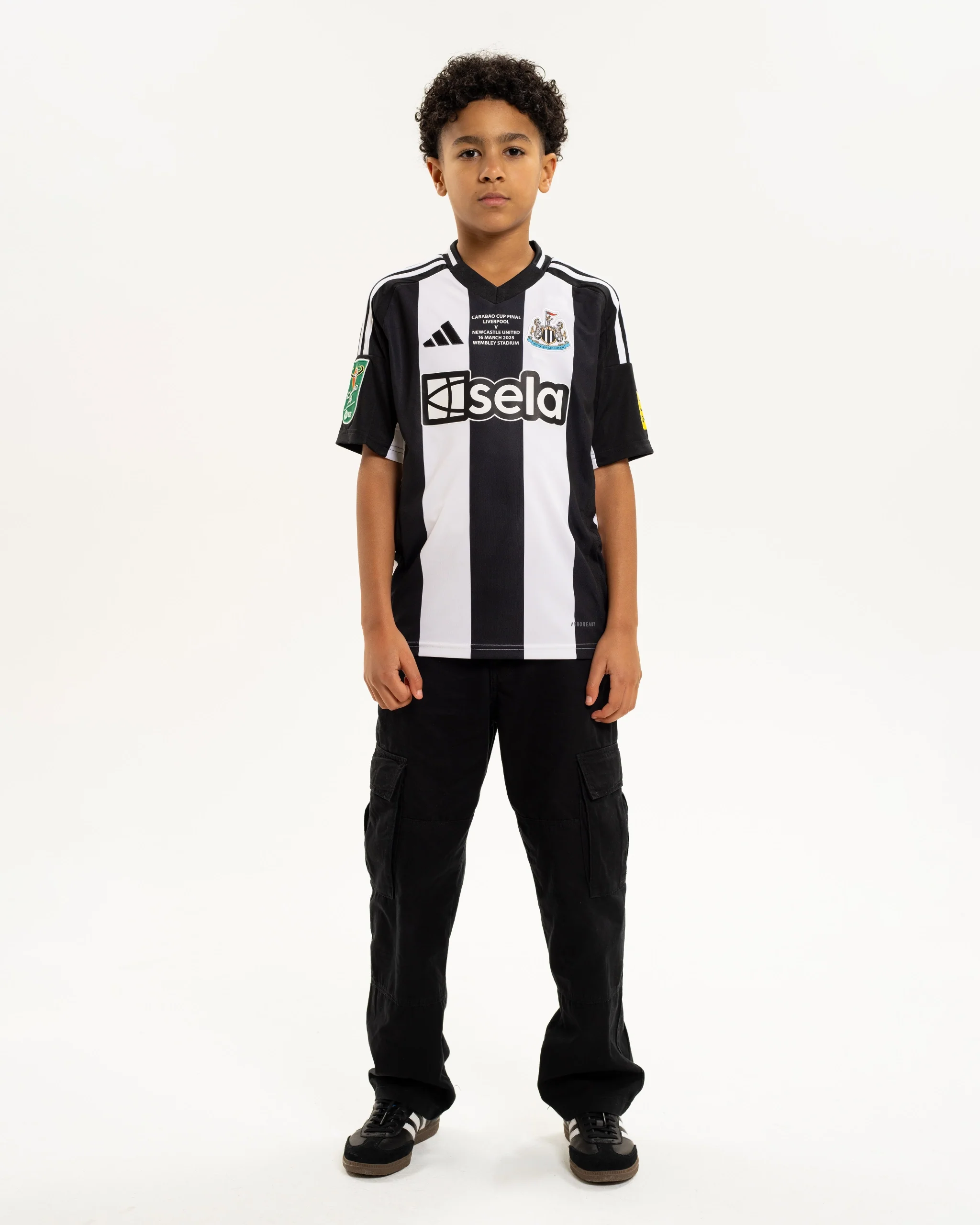 Newcastle United adidas Kids' Carabao Cup 2025 Winners Shirt - Image 4