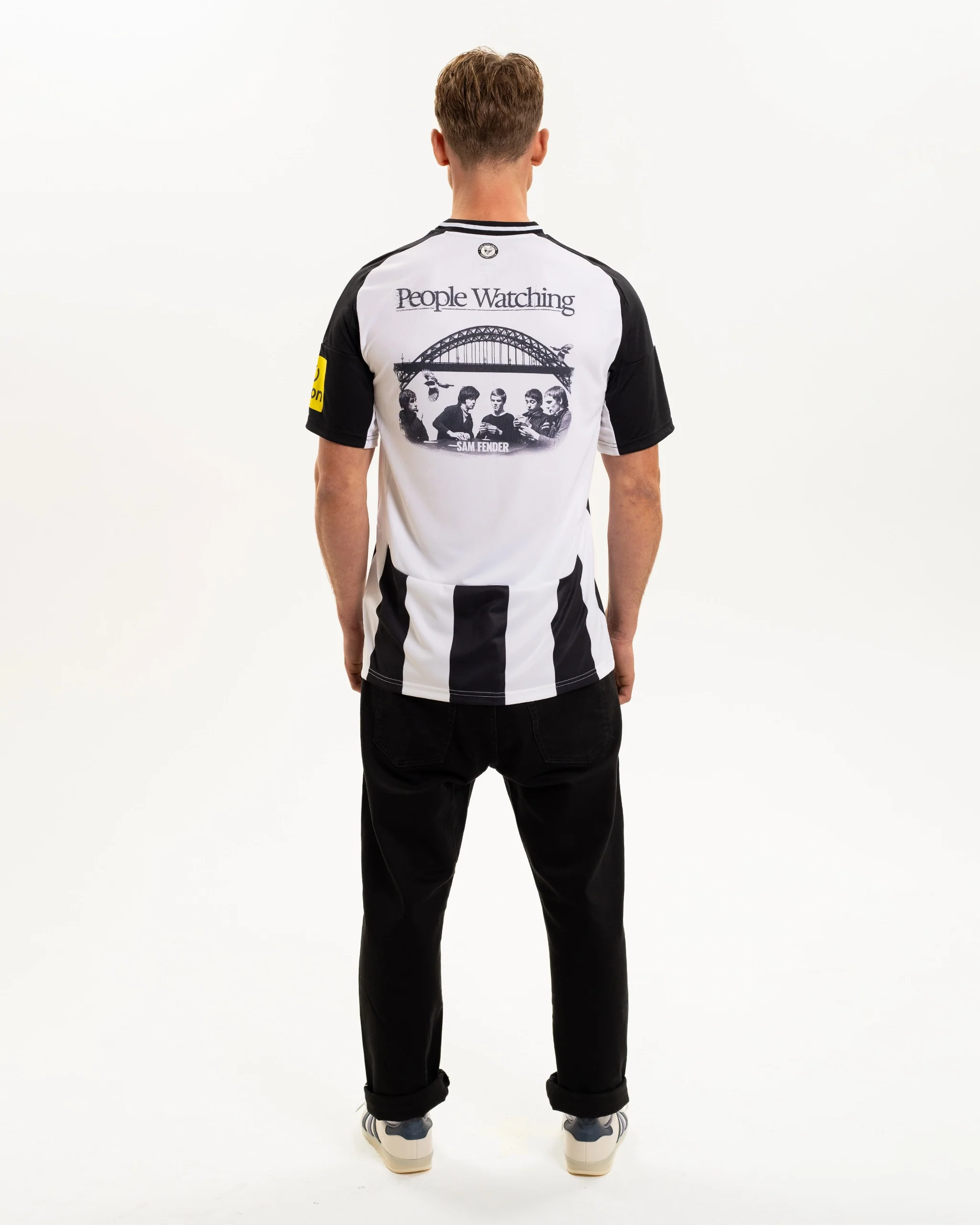 Newcastle United adidas 24/25 Limited Edition Sam Fender Men's Home Shirt - Image 2