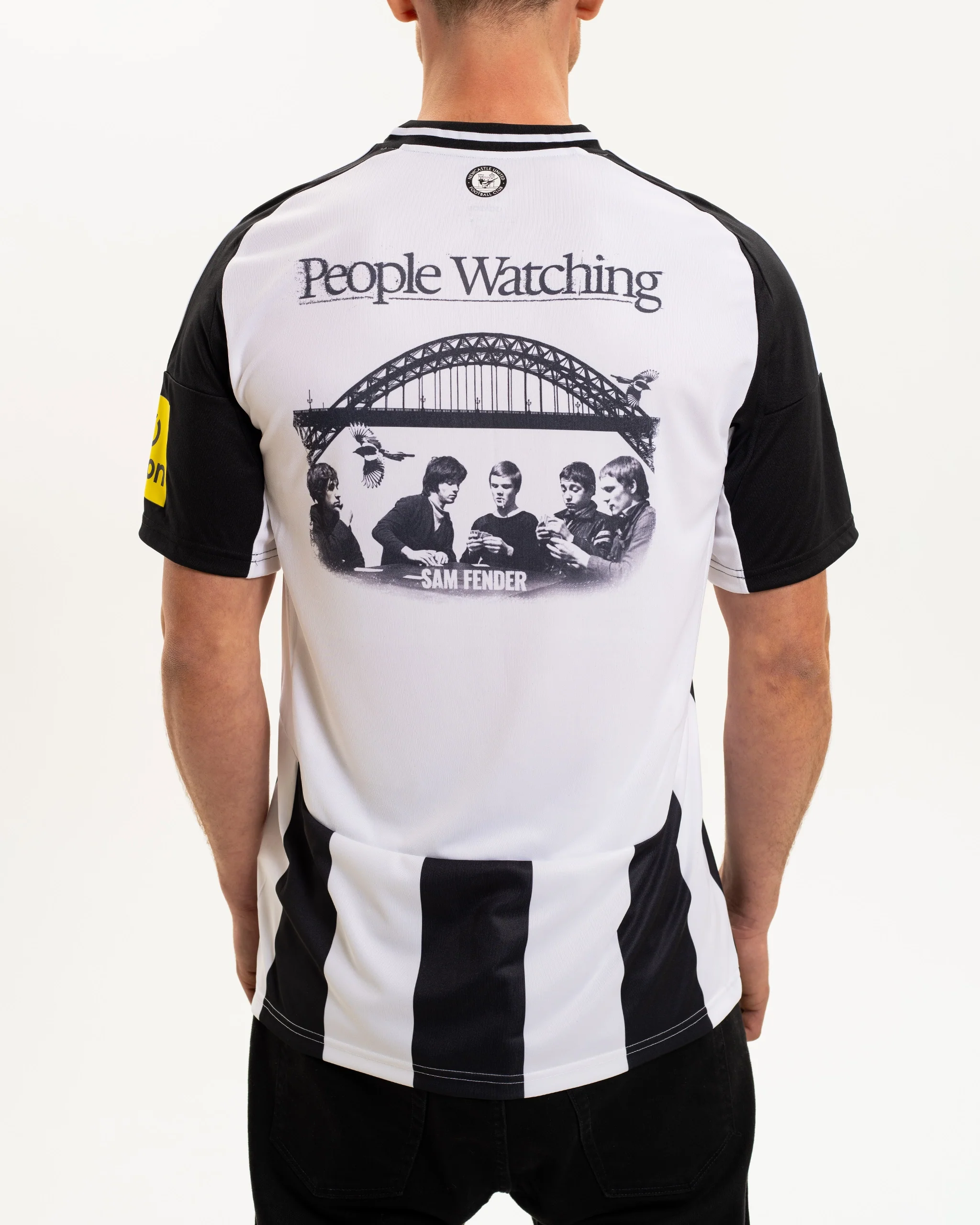 Newcastle United adidas 24/25 Limited Edition Sam Fender Men's Home Shirt - Image 3
