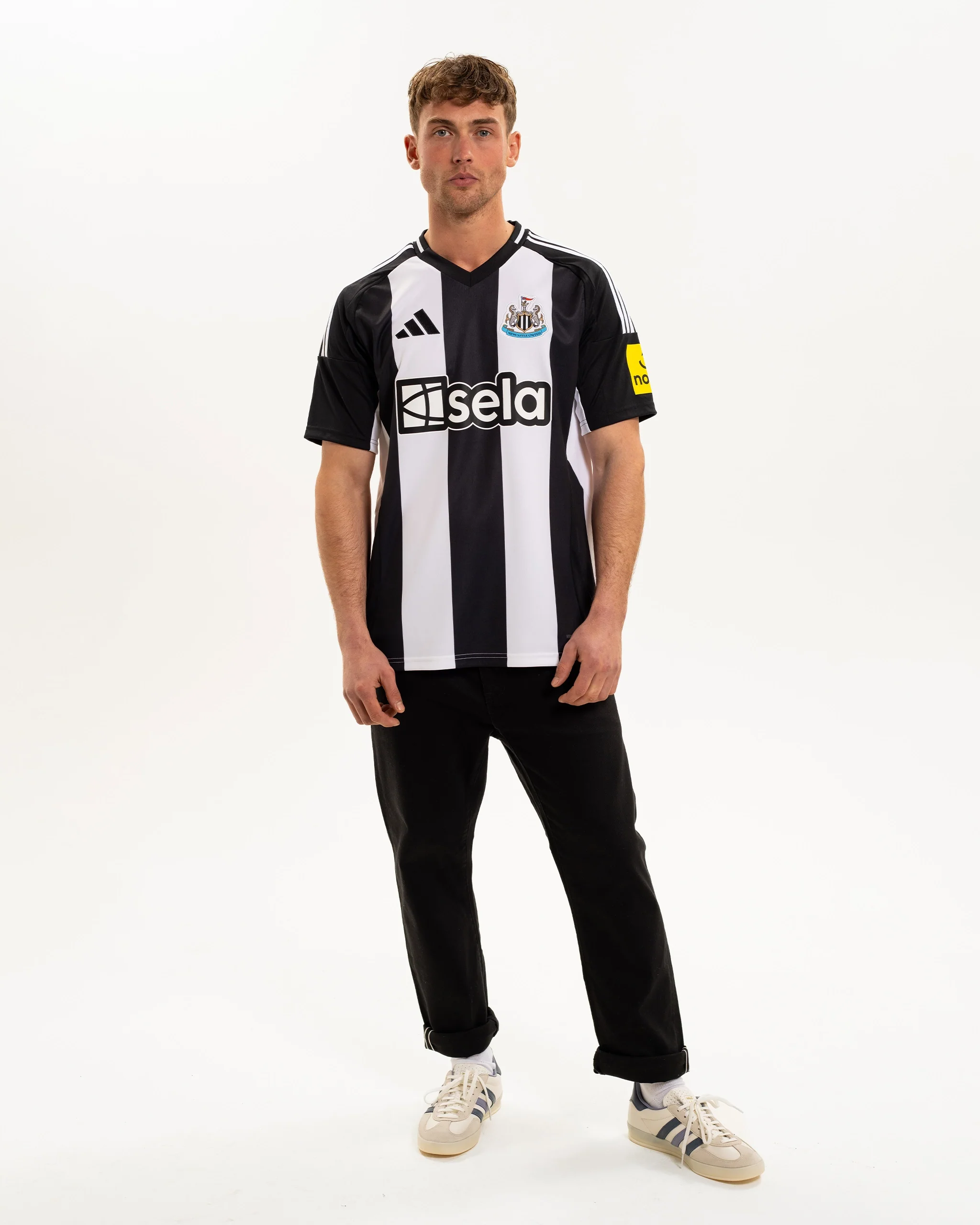 Newcastle United adidas 24/25 Limited Edition Sam Fender Men's Home Shirt - Image 4