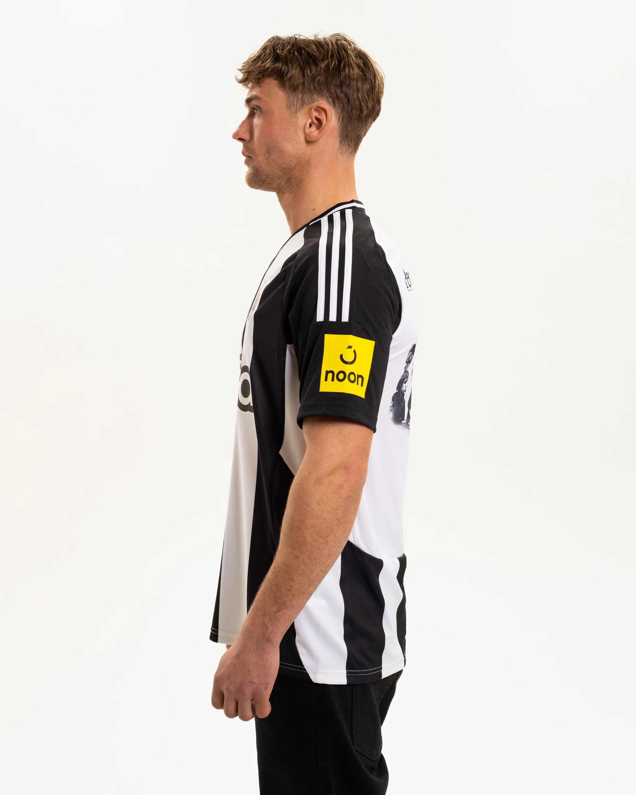 Newcastle United adidas 24/25 Limited Edition Sam Fender Men's Home Shirt - Image 7