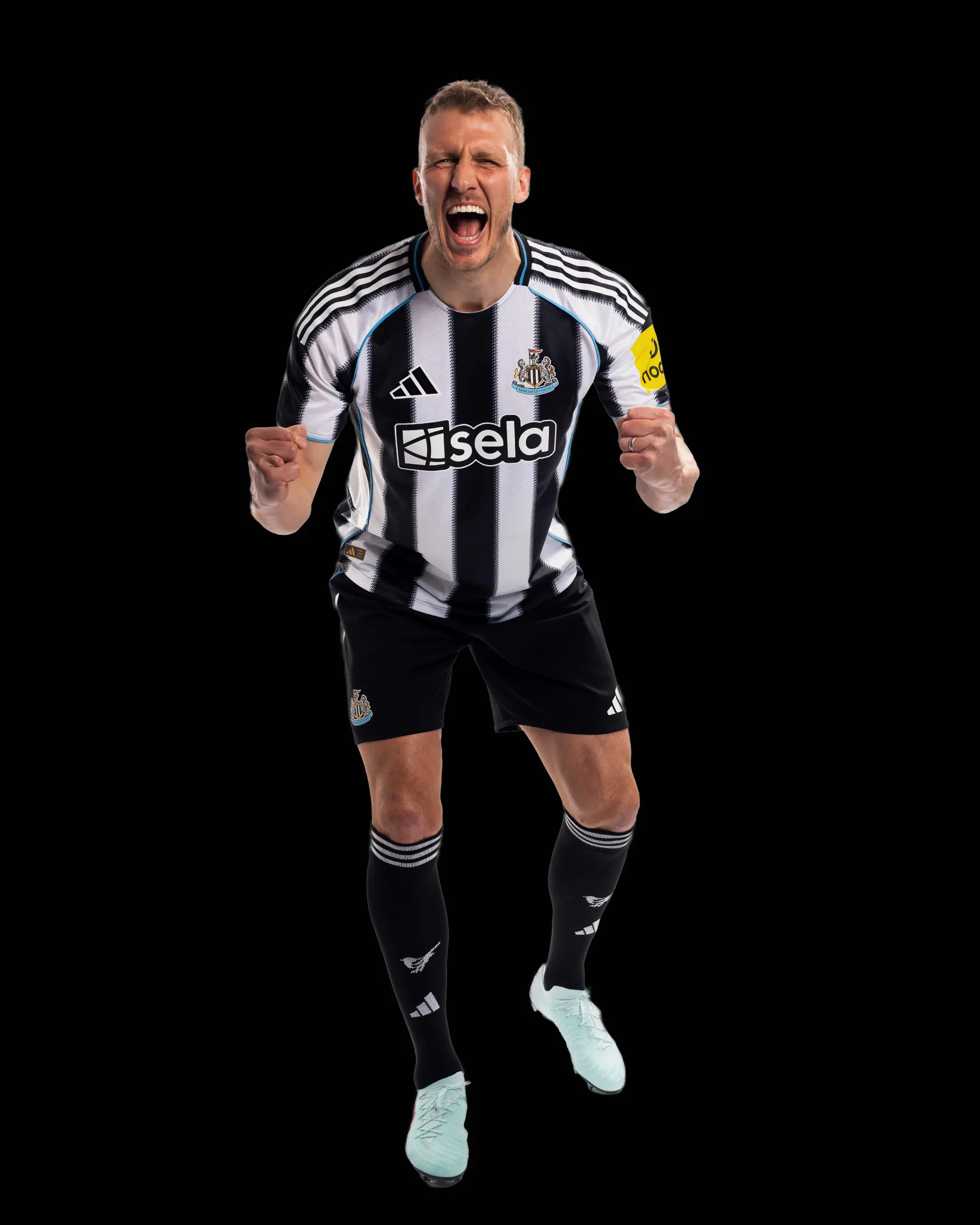 Newcastle United adidas Men's 25/26 Authentic Home Shirt - Image 4