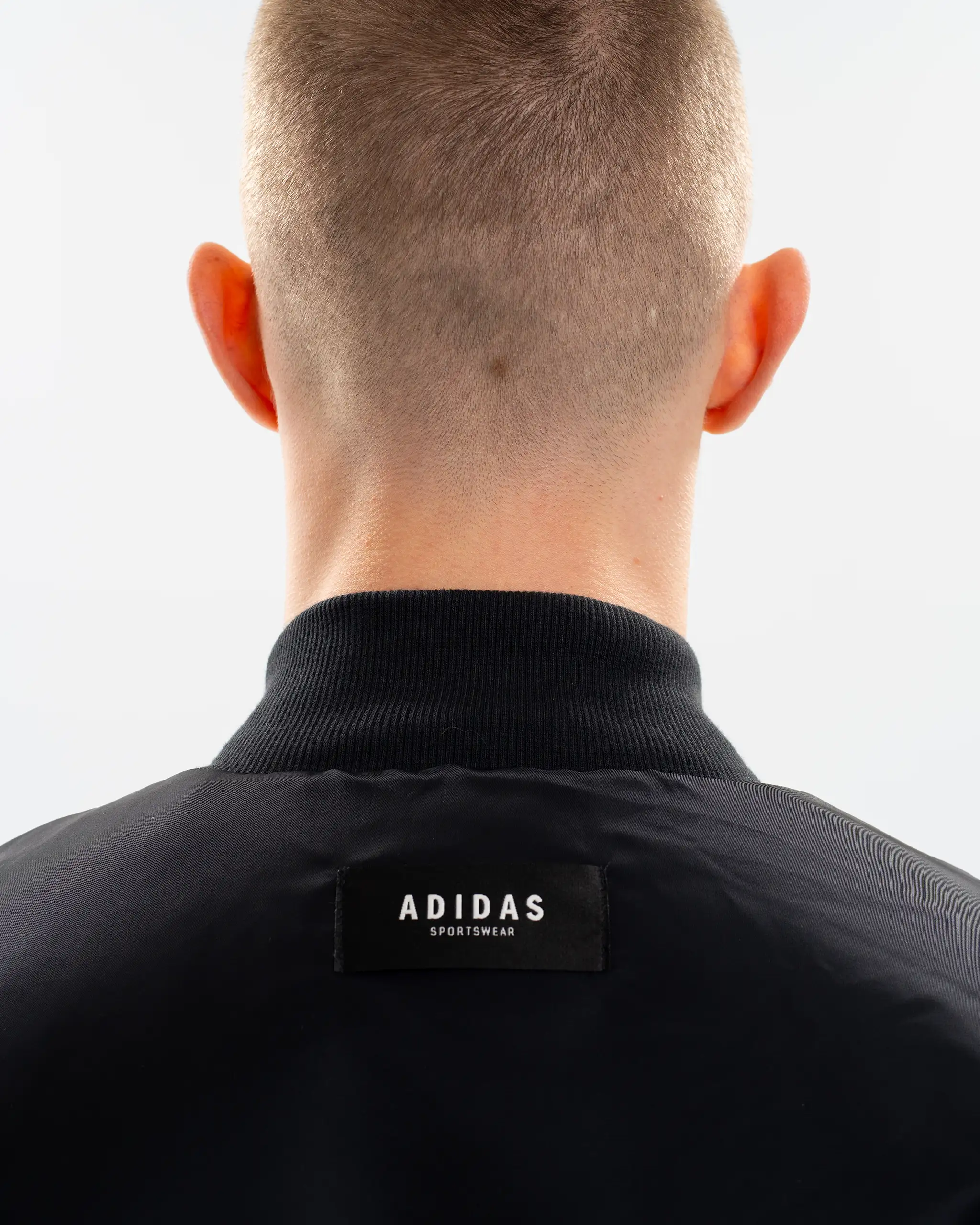 Newcastle United adidas Men's Black Bomber Jacket - Image 6
