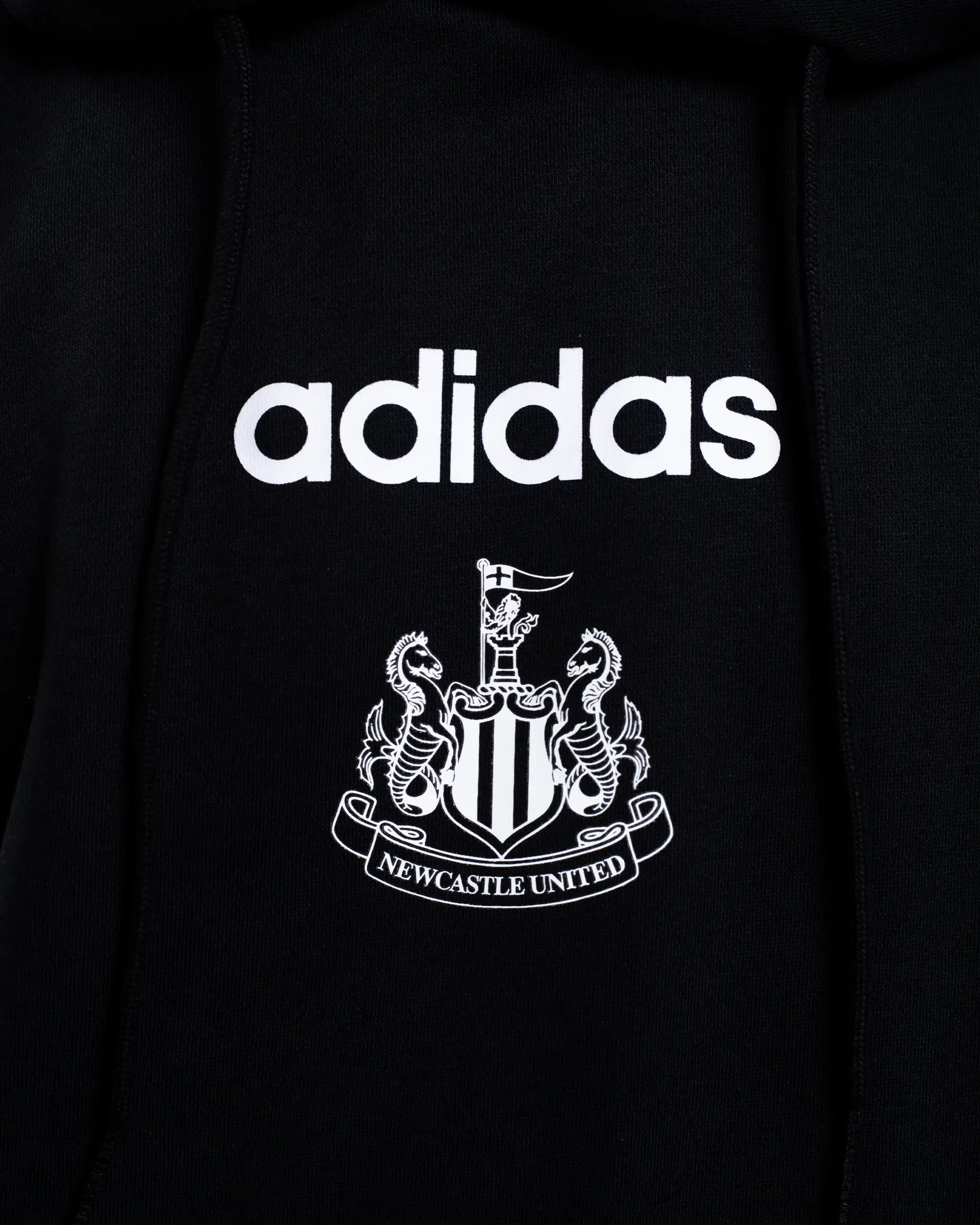Newcastle United adidas Men's Black Essentials Hoodie - Image 2
