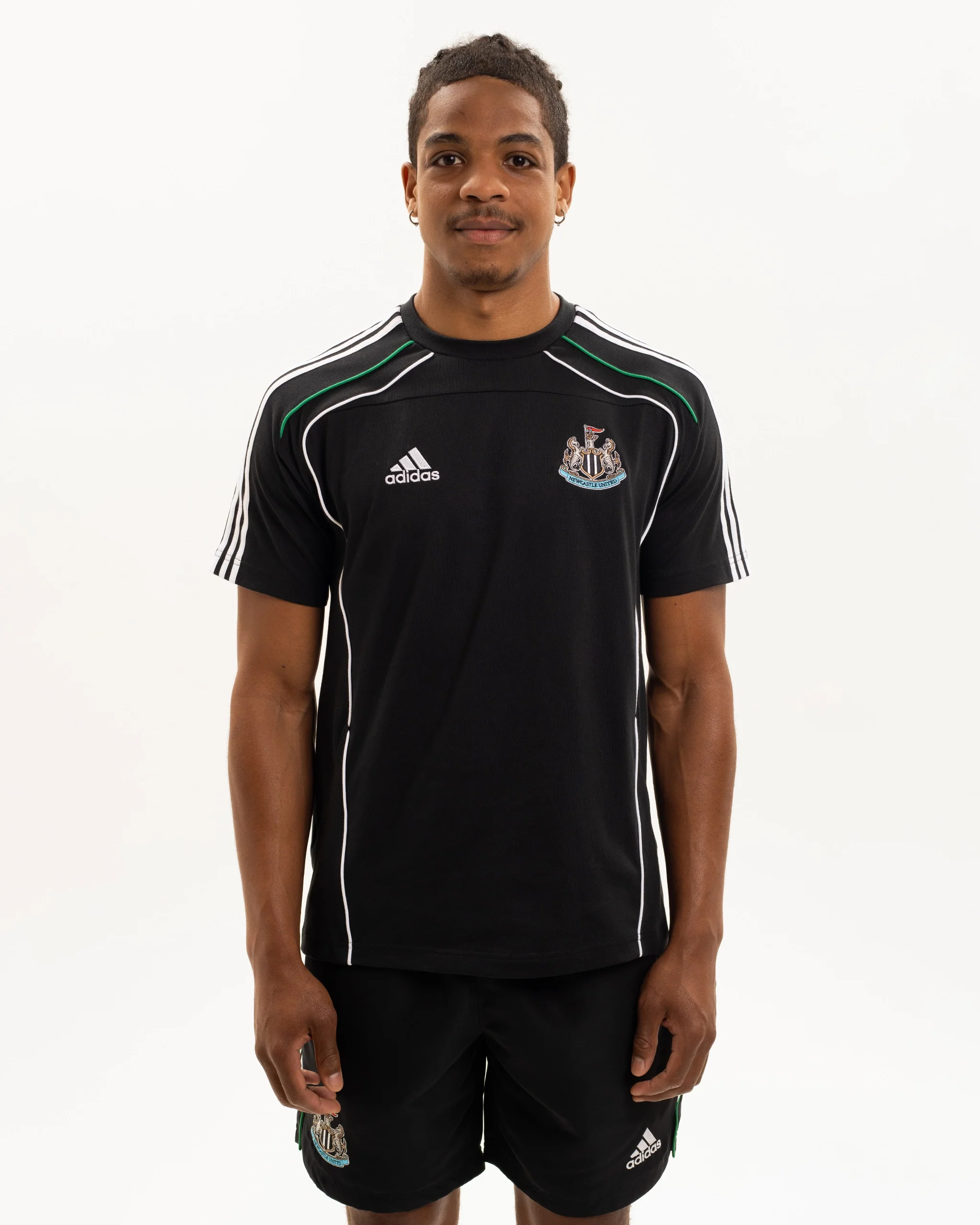 Newcastle United adidas Men's Urban Purist Black T-Shirt - Image 2