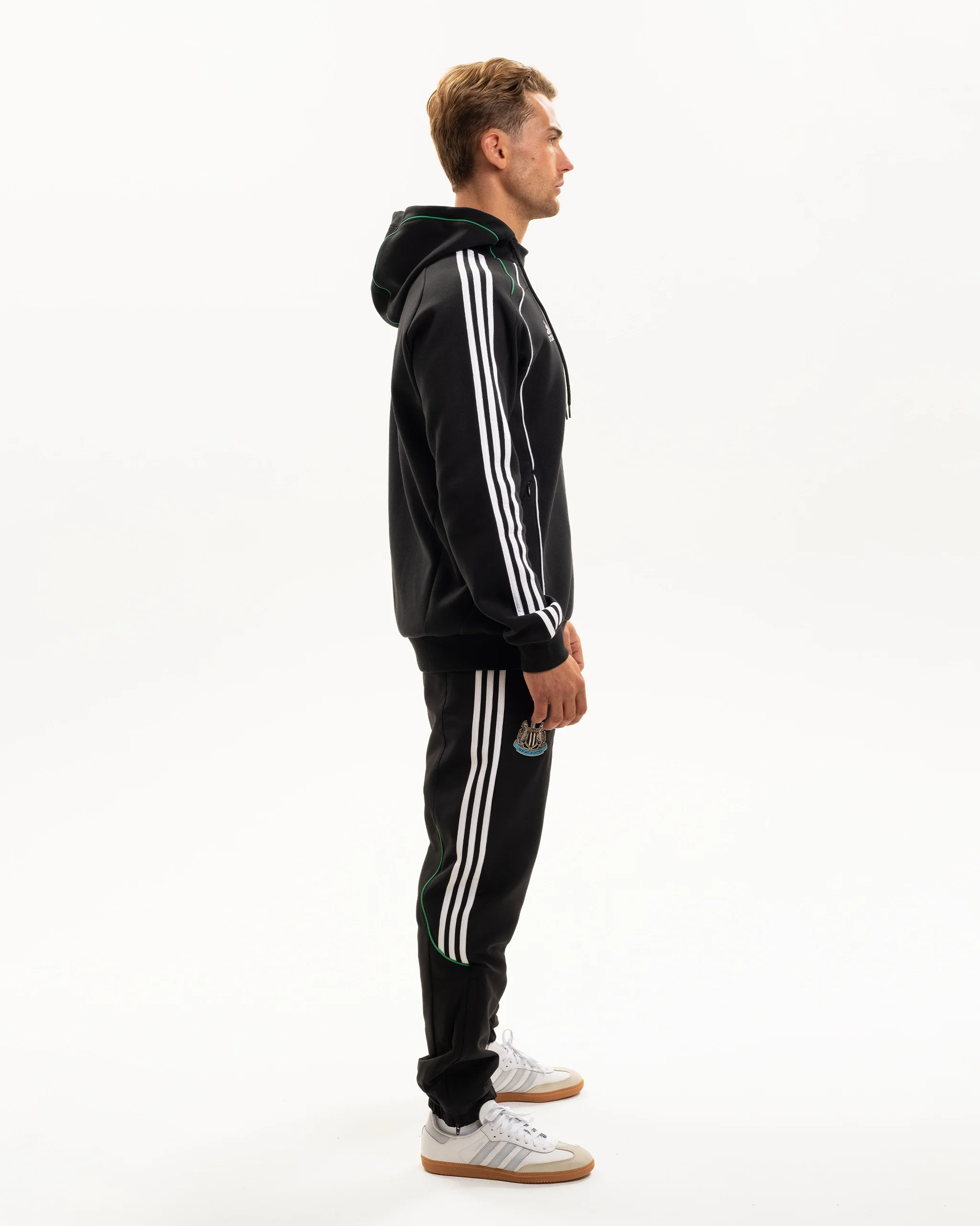 Newcastle United adidas Men's Urban Purist Black Track Pants - Image 8