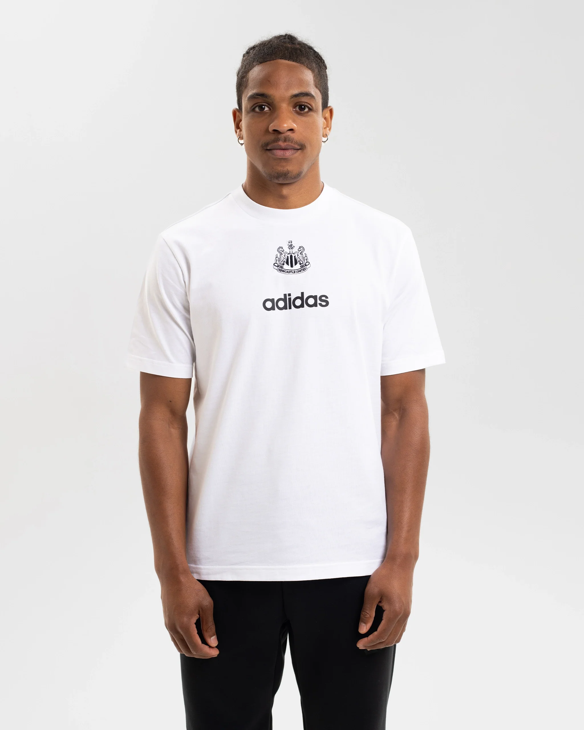 Newcastle United adidas Men's White Tee - Image 2