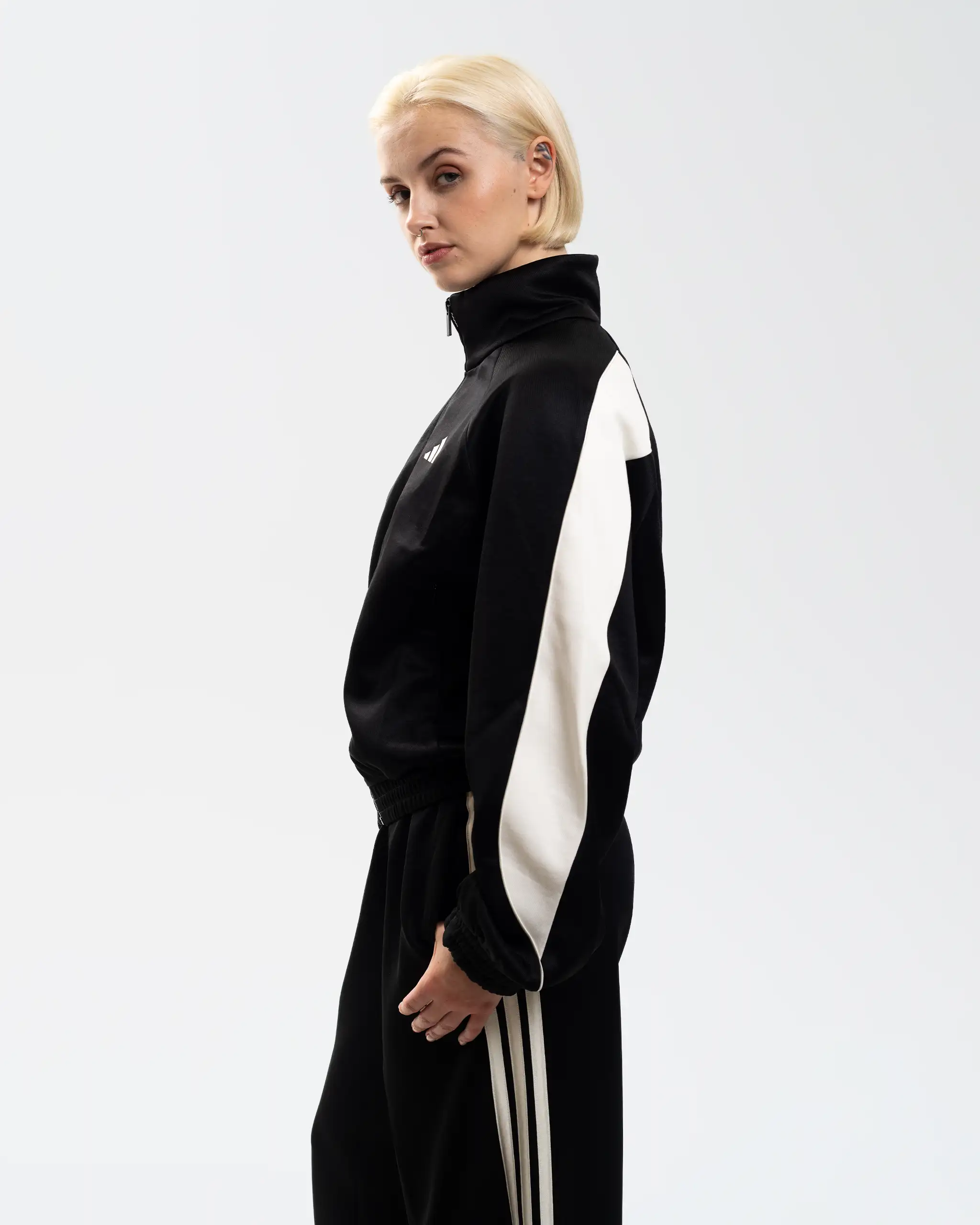 Newcastle United adidas Women's Black Bomber Jacket - Image 2