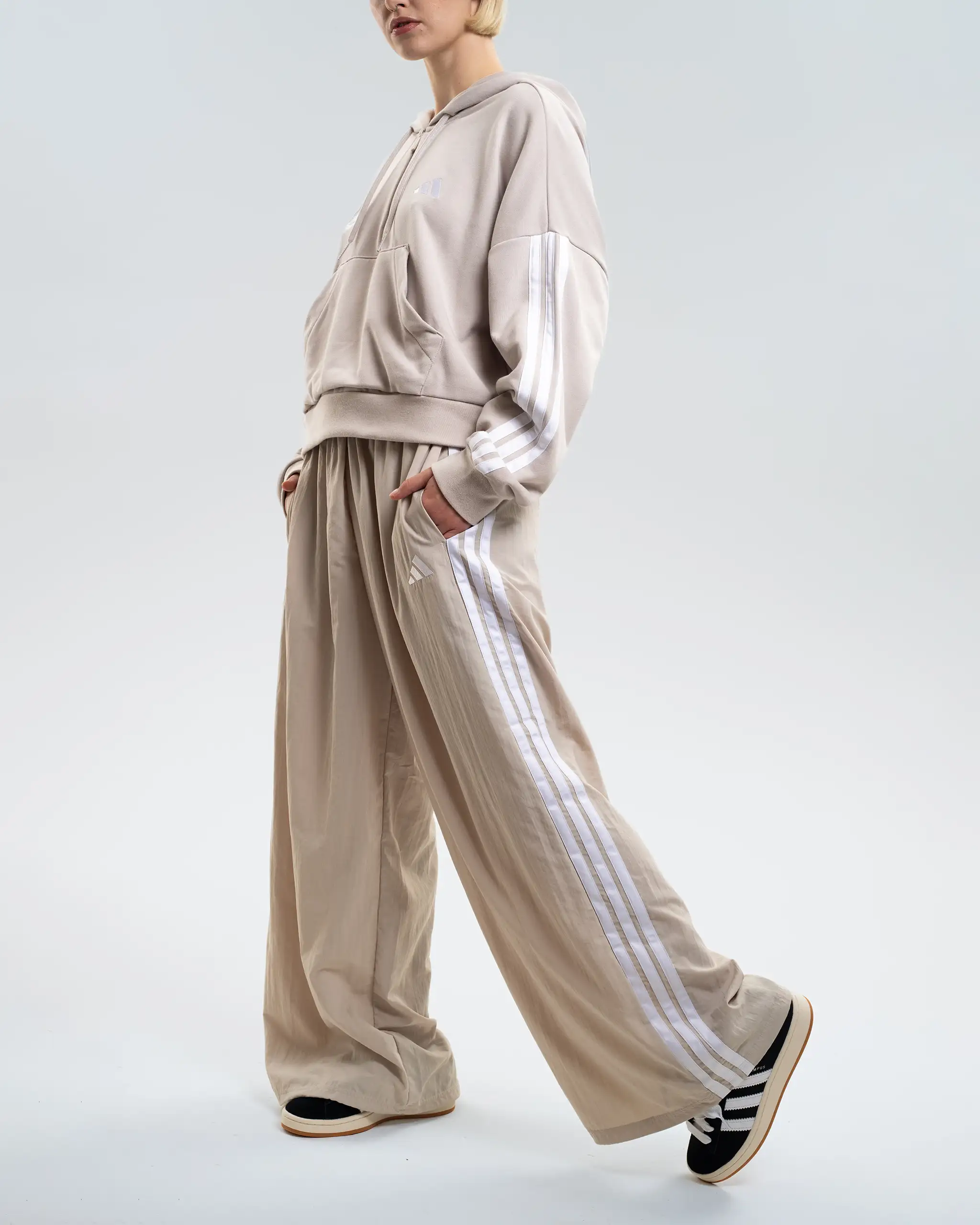 Newcastle United adidas Women's Stone Woven Tracksuit Bottoms - Image 5
