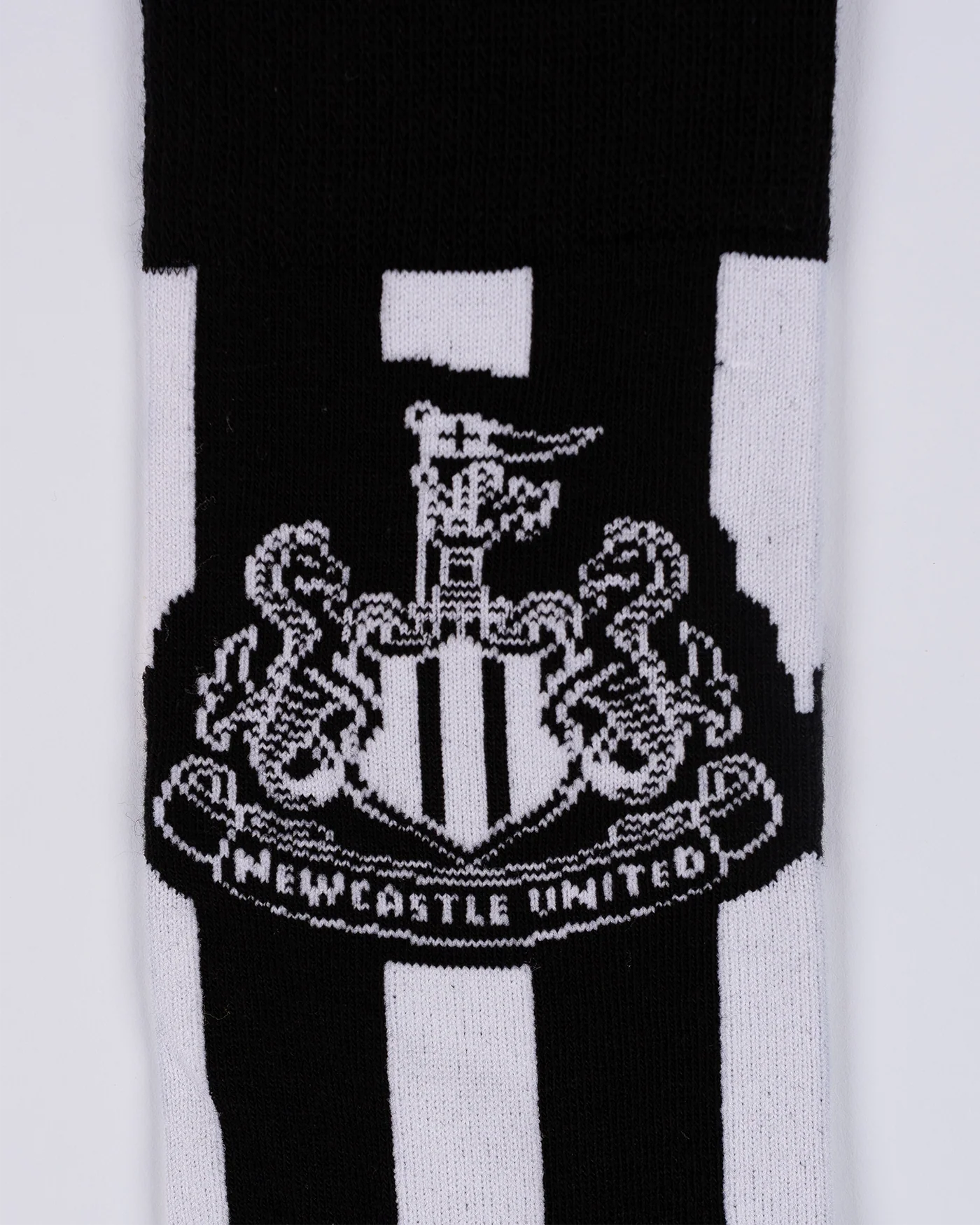 Newcastle United Black and White Striped Socks - Image 5