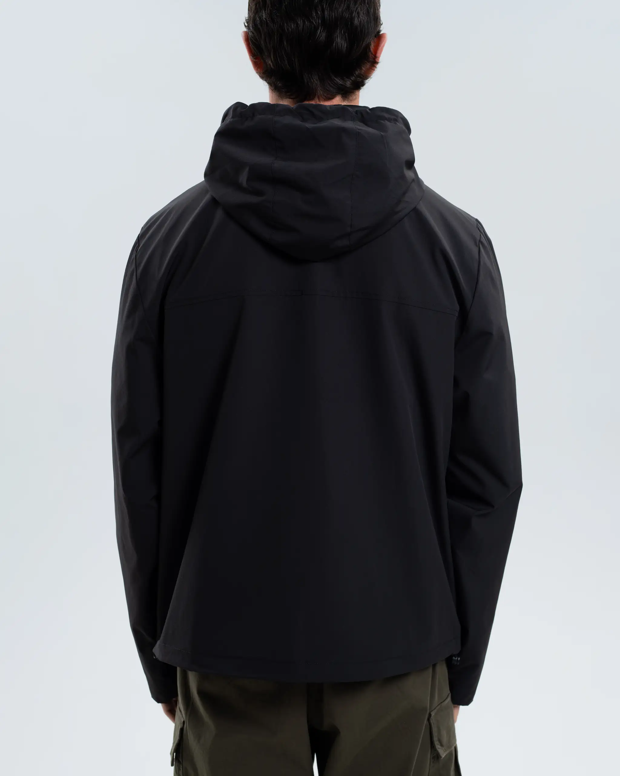 Newcastle United Black Hooded Shower Jacket - Image 4