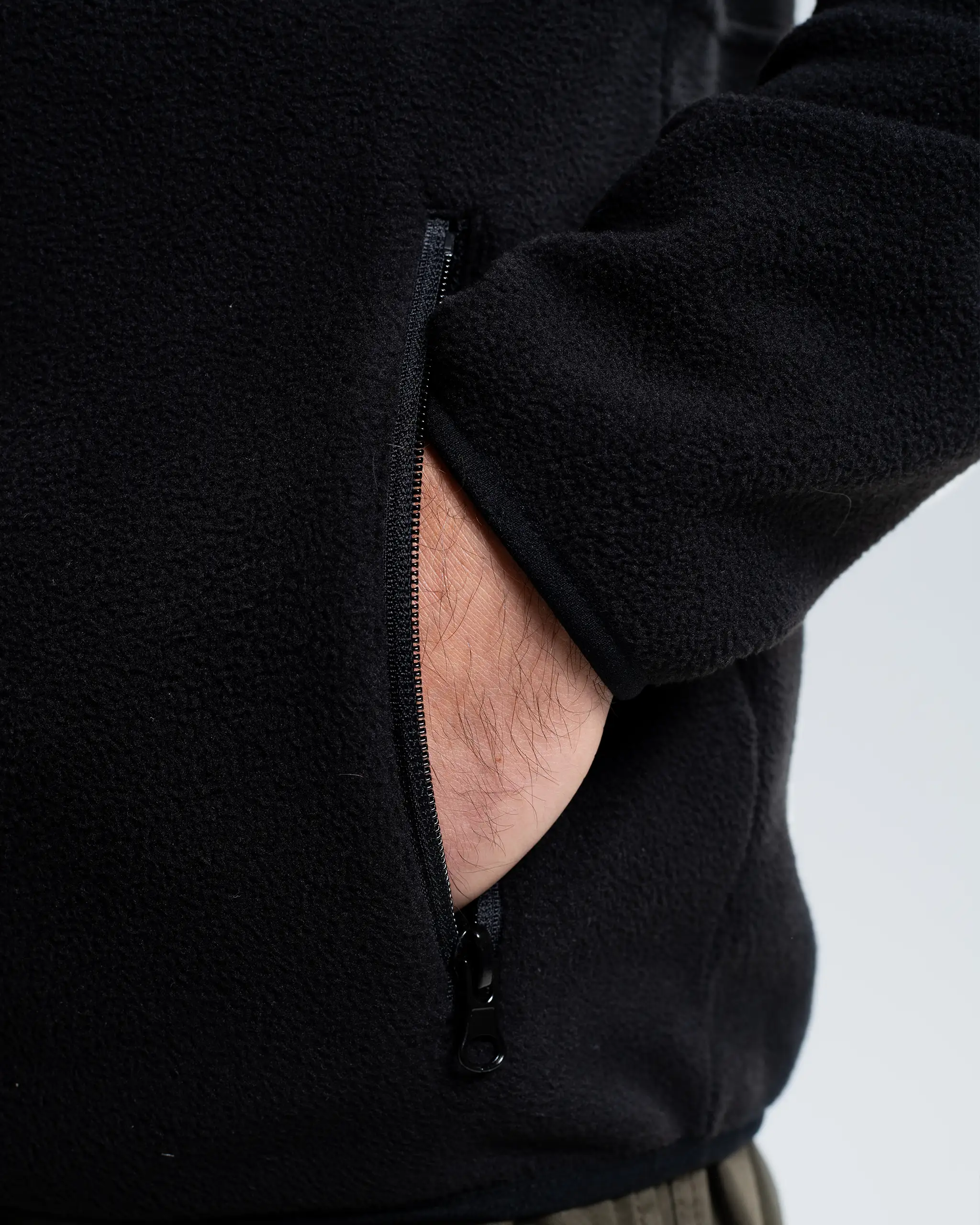 Newcastle United Black Zip Up Fleece Jacket - Image 5