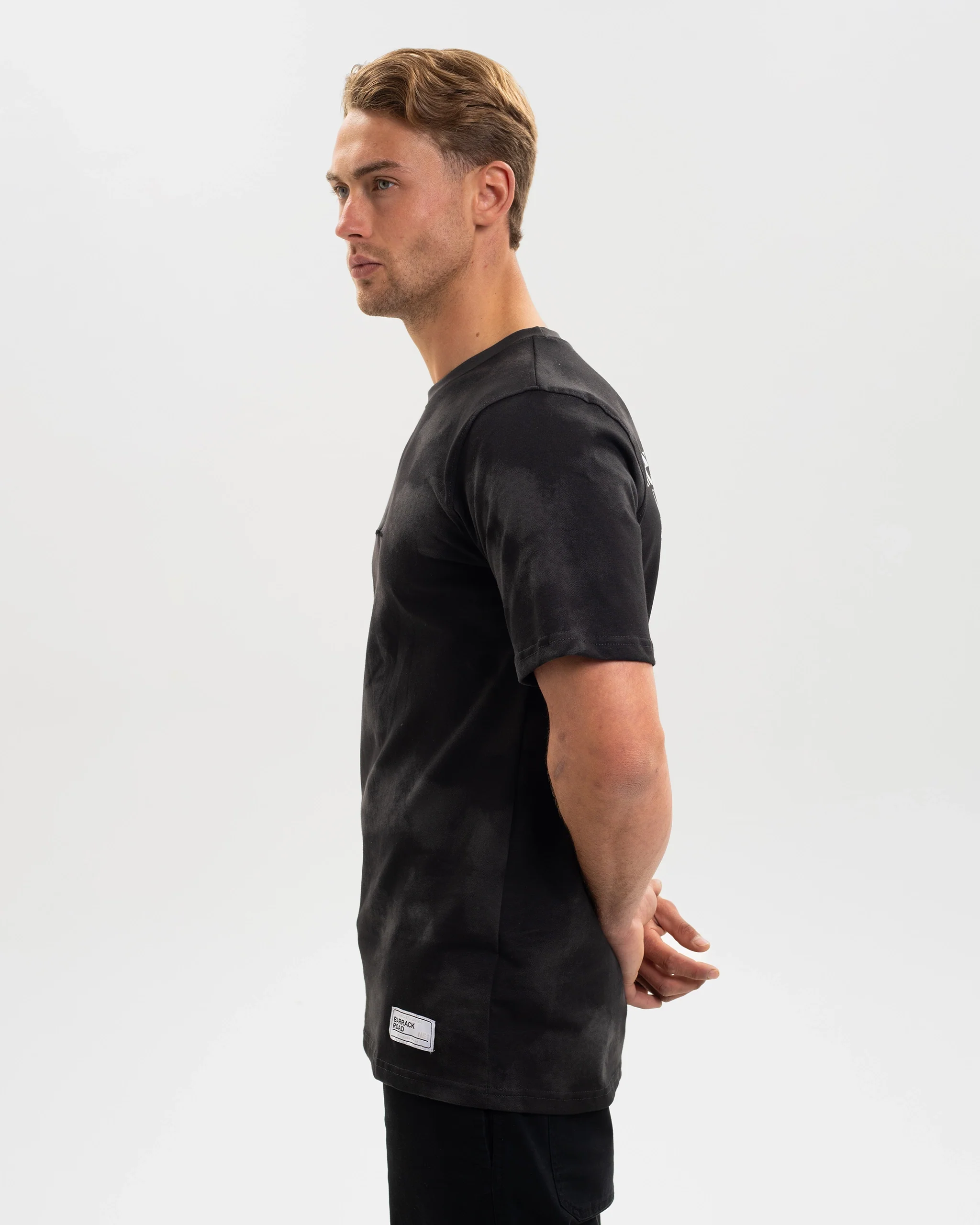 Newcastle United Graphic Charcoal Washed T-Shirt - Image 4
