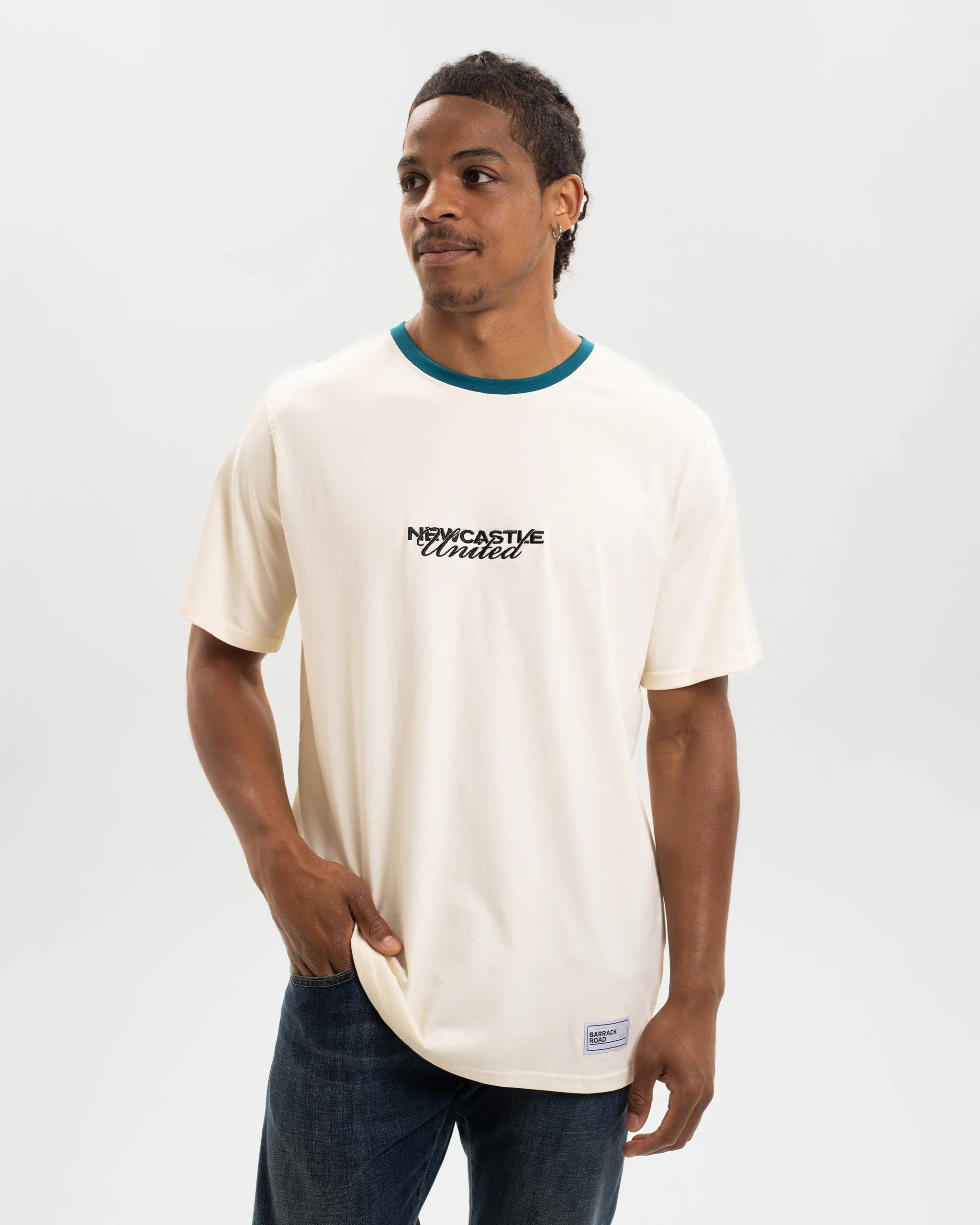 Newcastle United Graphic Off-White T-Shirt - Image 2