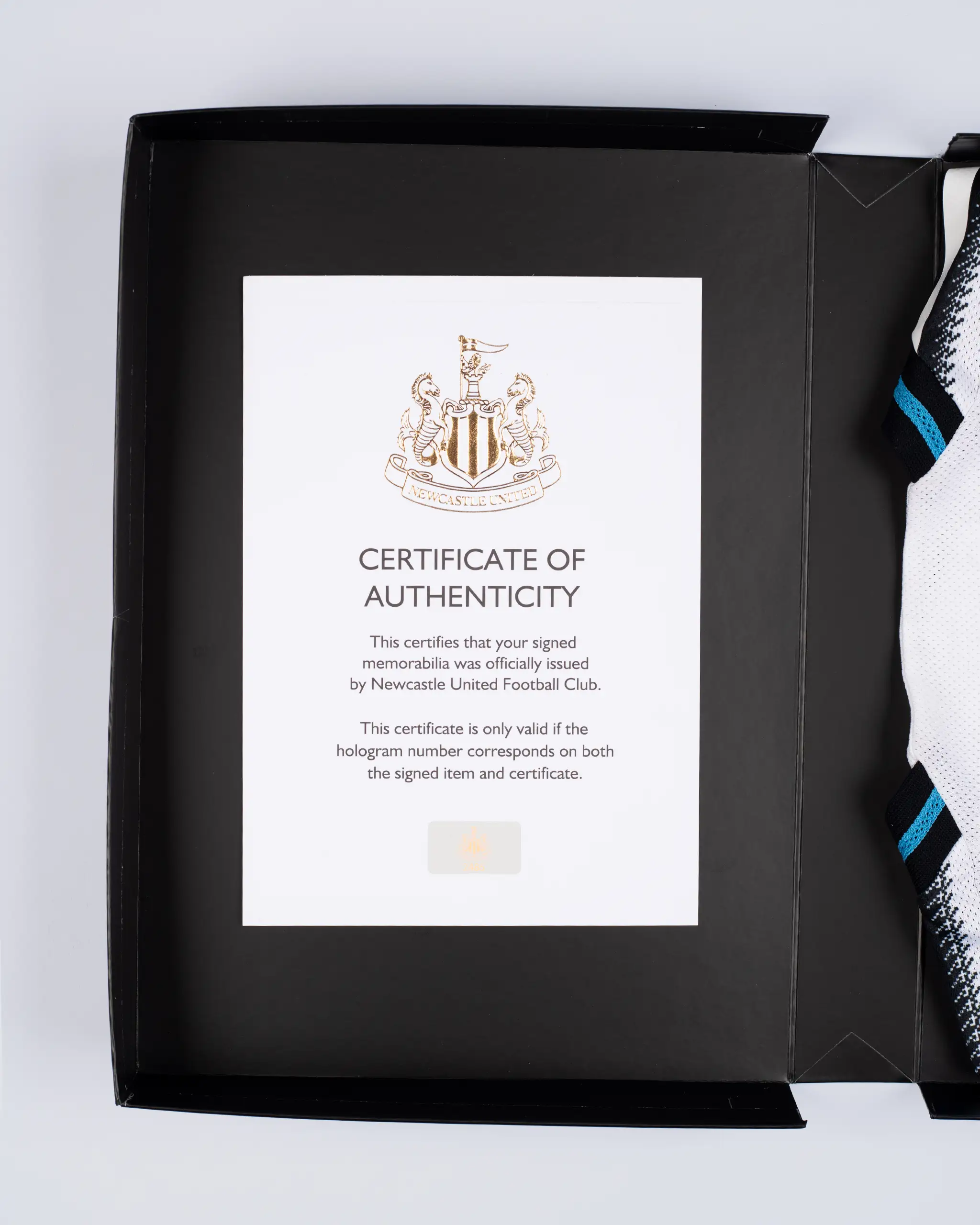 Newcastle United J. RAMSEY 25/26 Boxed Signed Home Shirt - Image 3