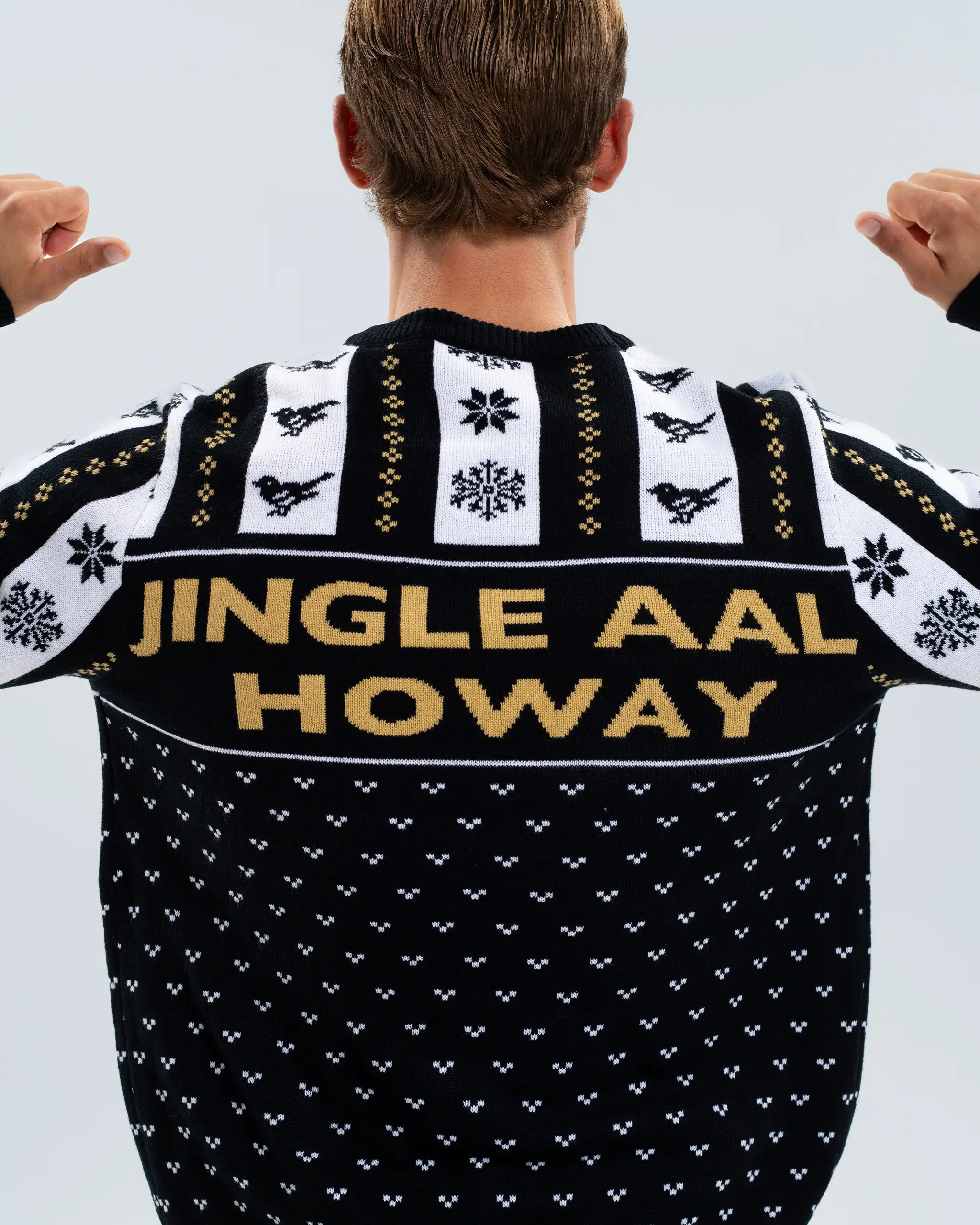 Newcastle United Jingle Aal Howay Christmas Jumper - Image 7