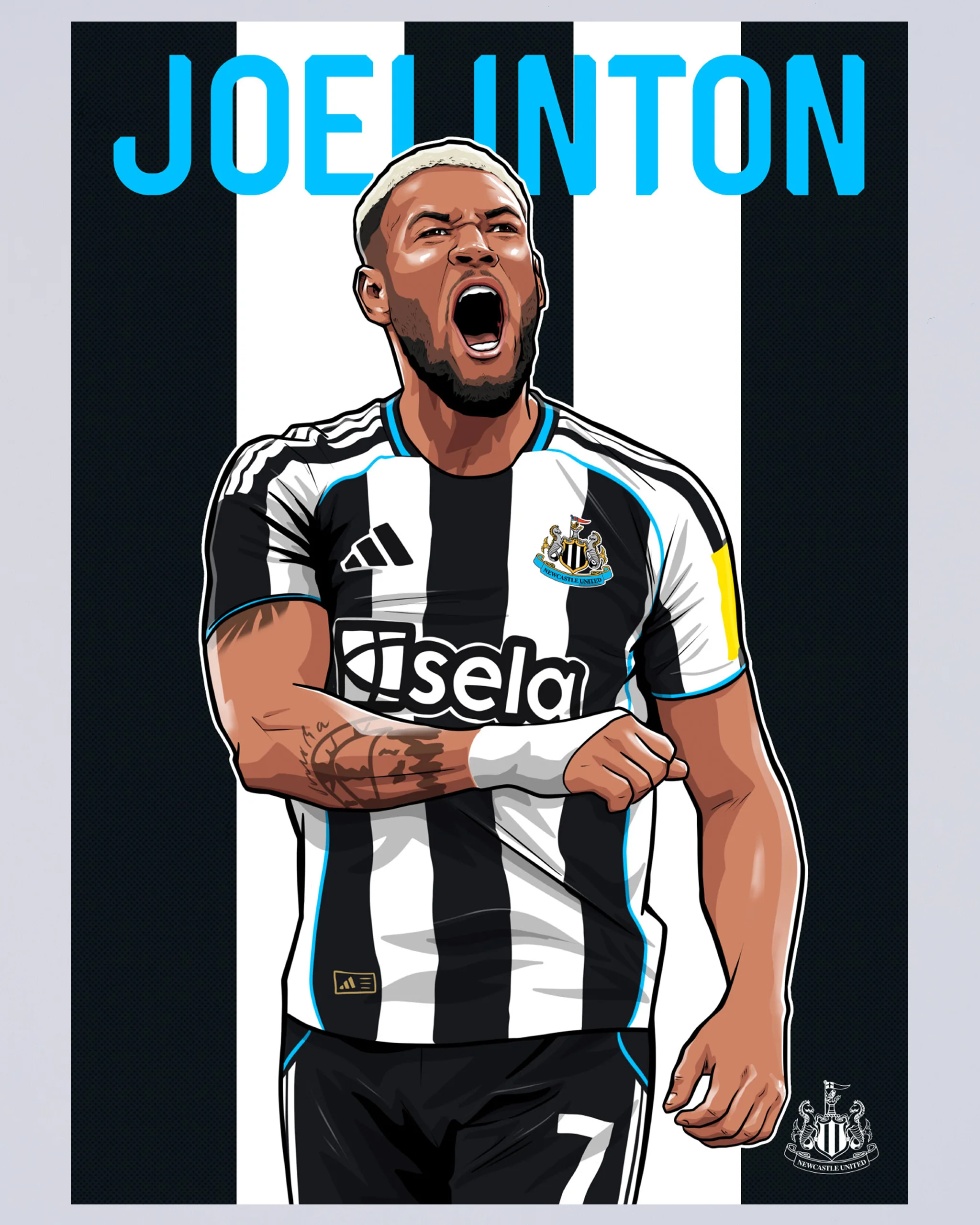 Newcastle United JOELINTON Poster