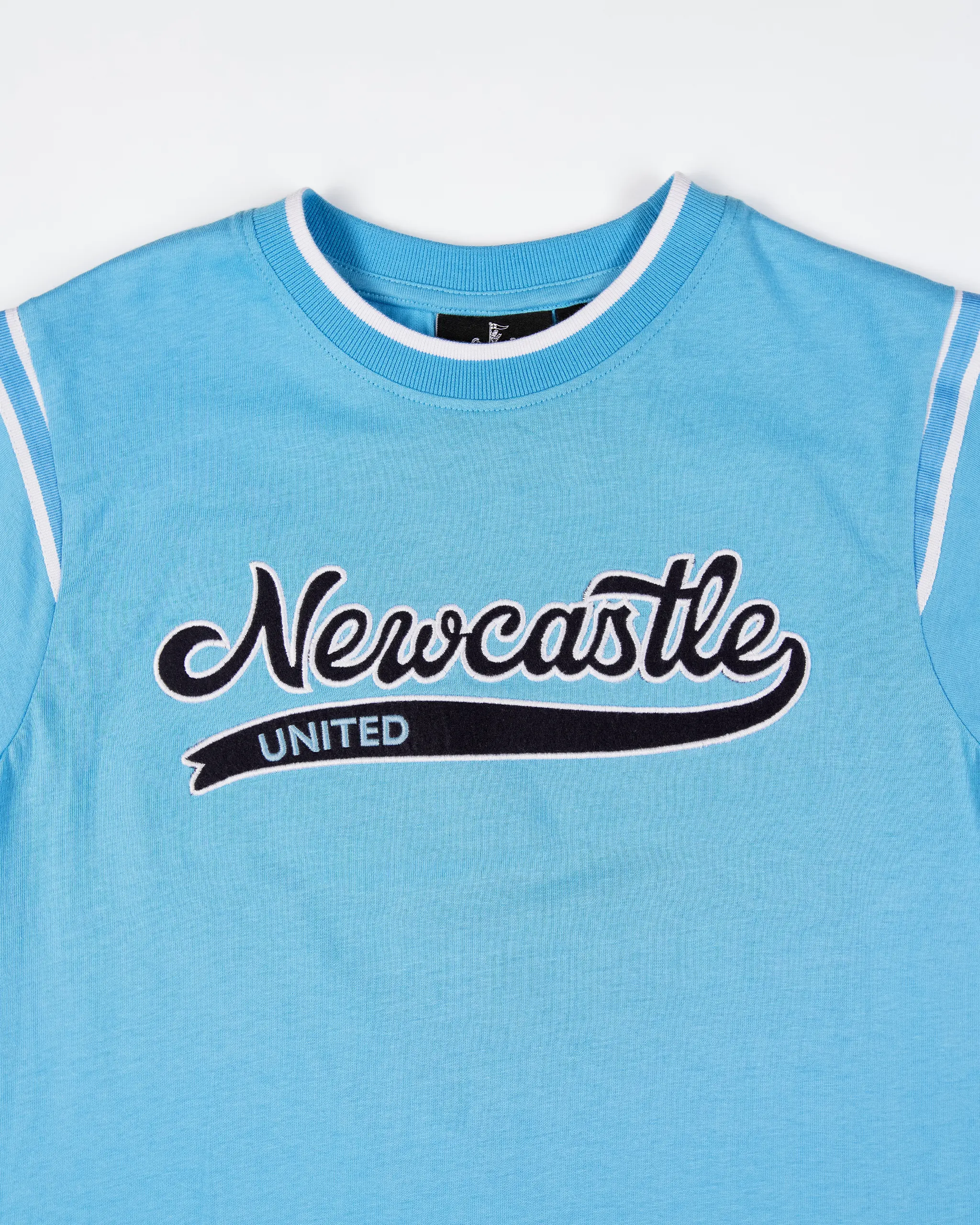 Newcastle United Kids' Blue Collegiate Tee - Image 2