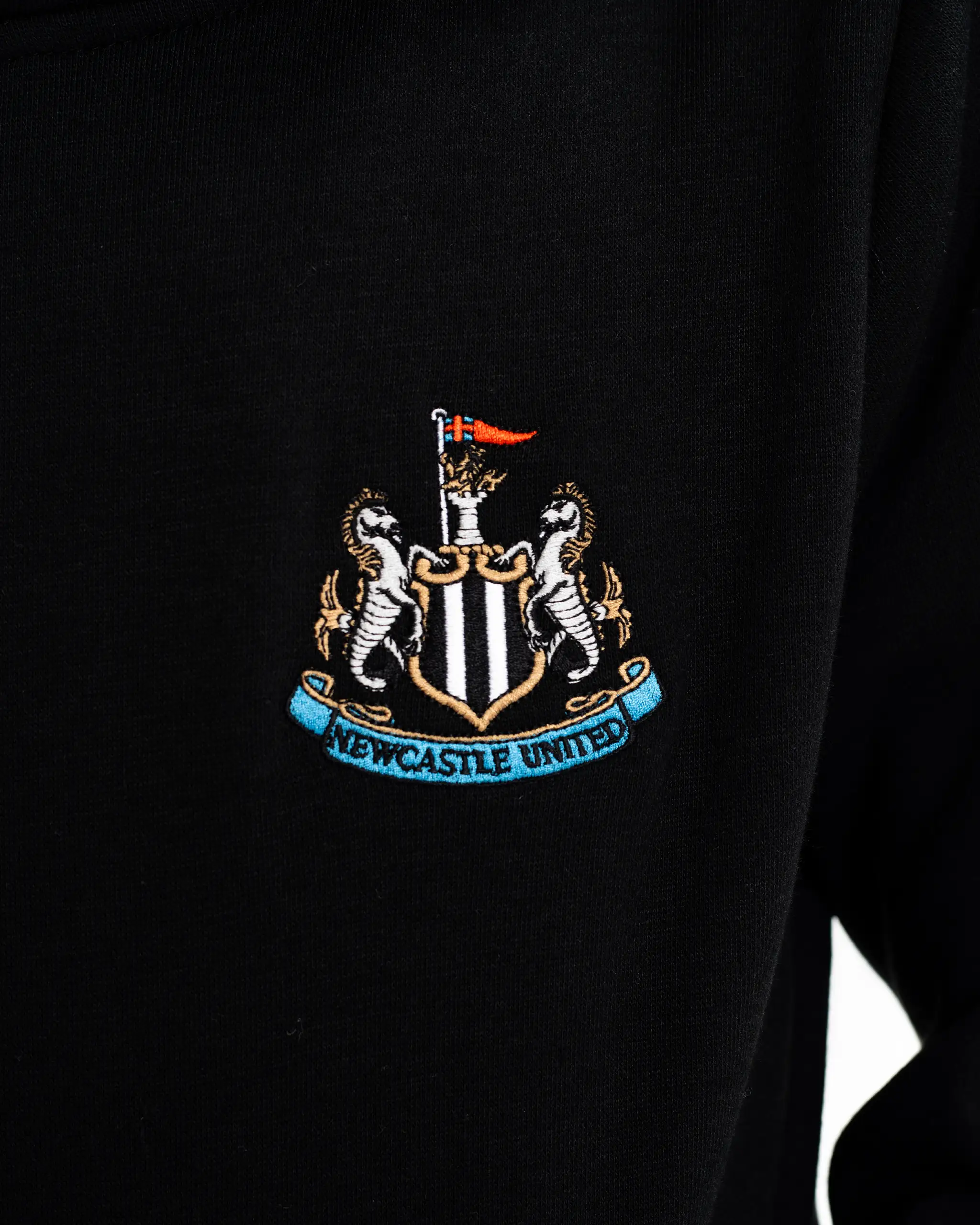 Newcastle United Kids' Essentials Range Black Hoodie - Image 3