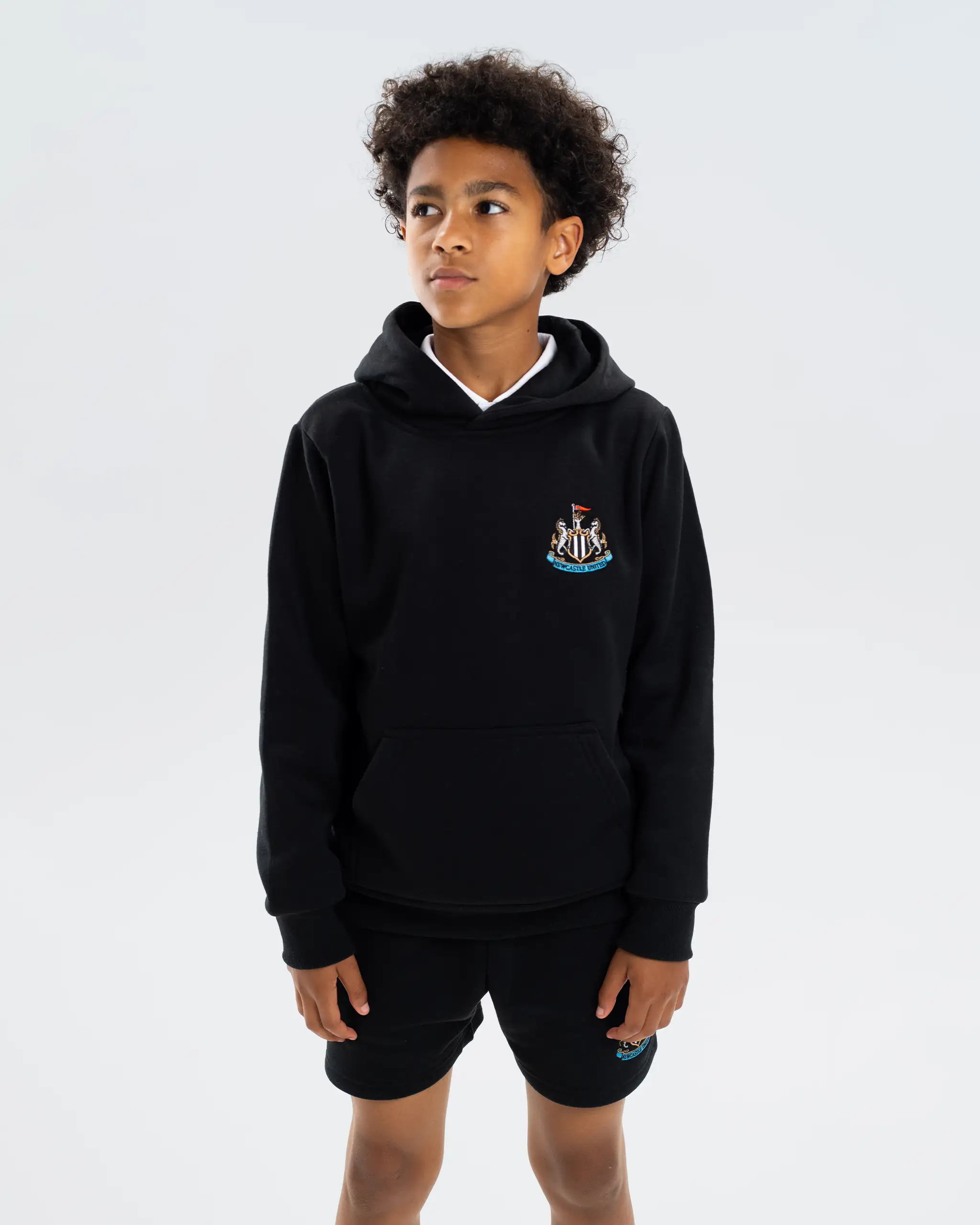 Newcastle United Kids' Essentials Range Black Hoodie - Image 5