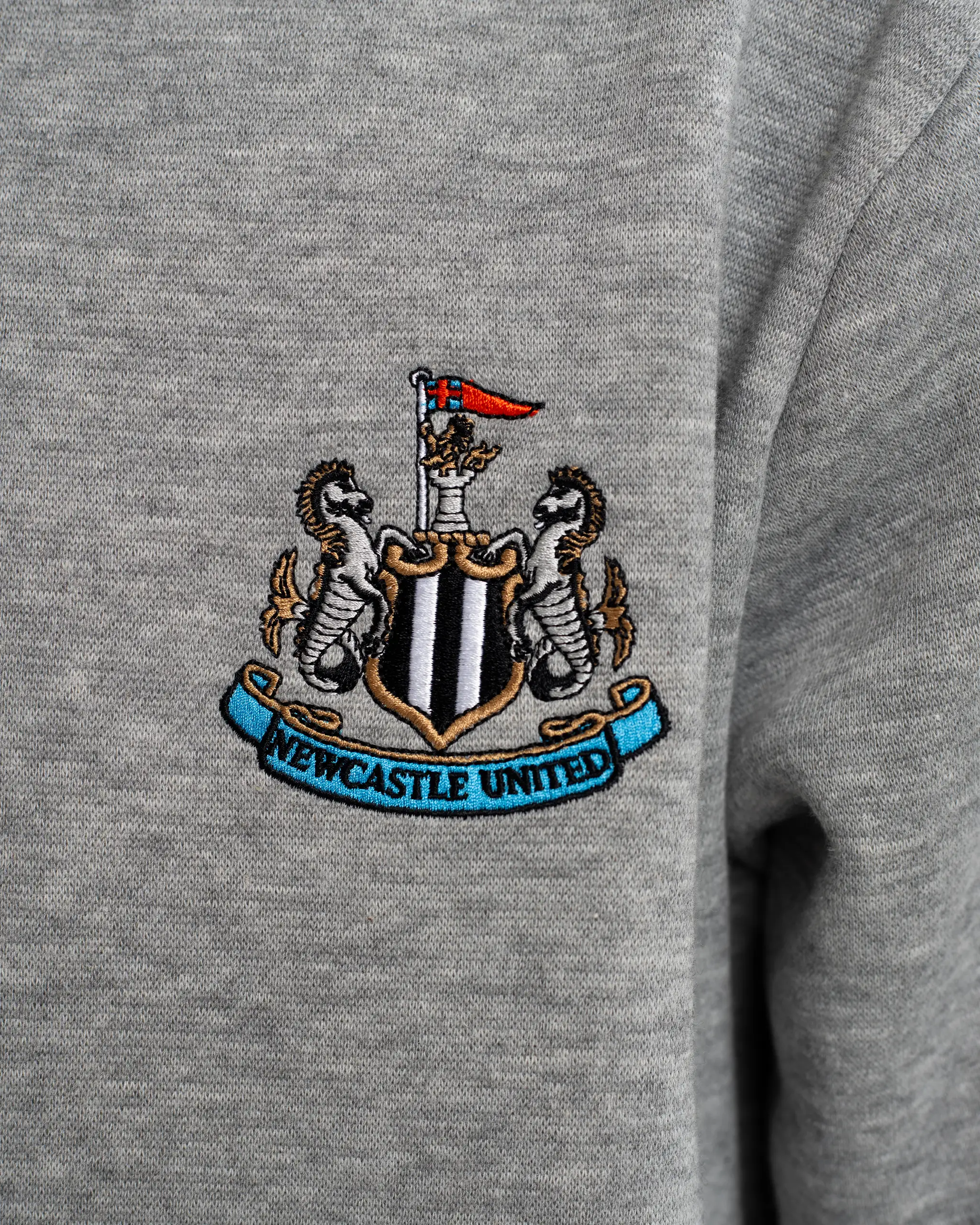 Newcastle United Kids' Essentials Range Grey Hoodie - Image 3