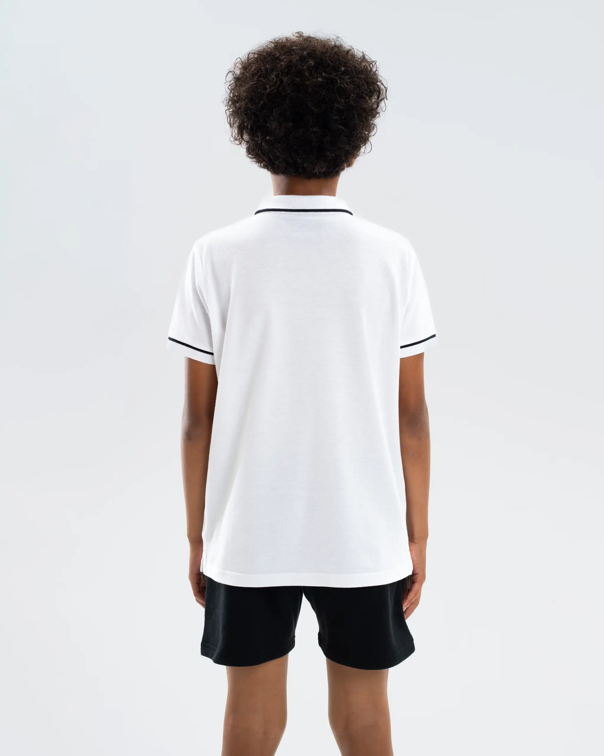 Newcastle United Kids' Essentials Range White Polo Shirt - Image 4