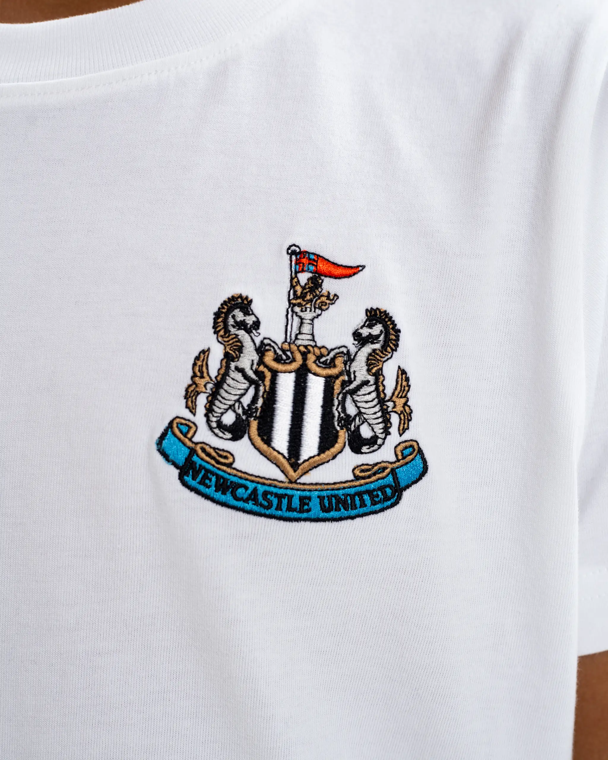 Newcastle United Kids' Essentials Range White T-Shirt - Image 3