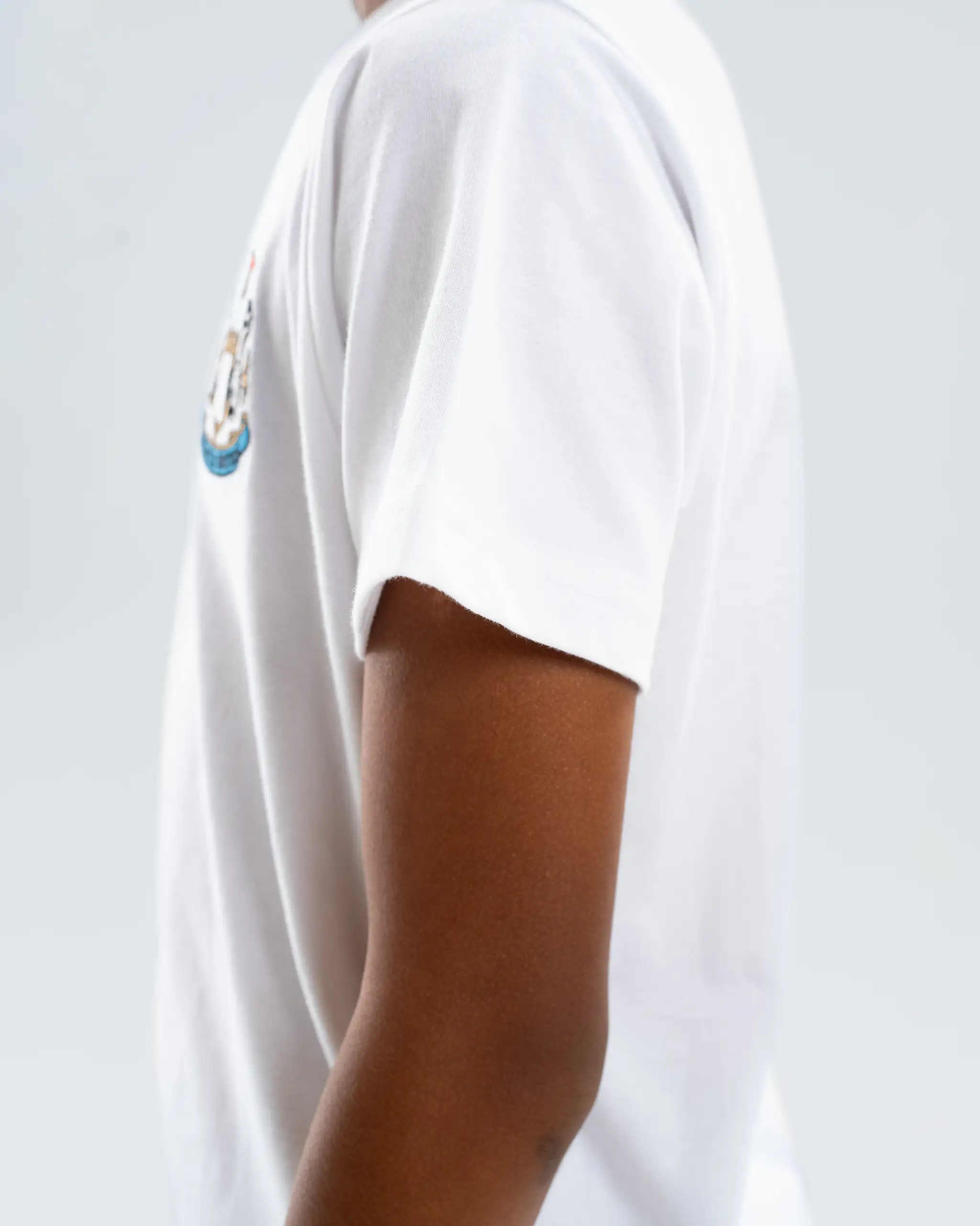 Newcastle United Kids' Essentials Range White T-Shirt - Image 4