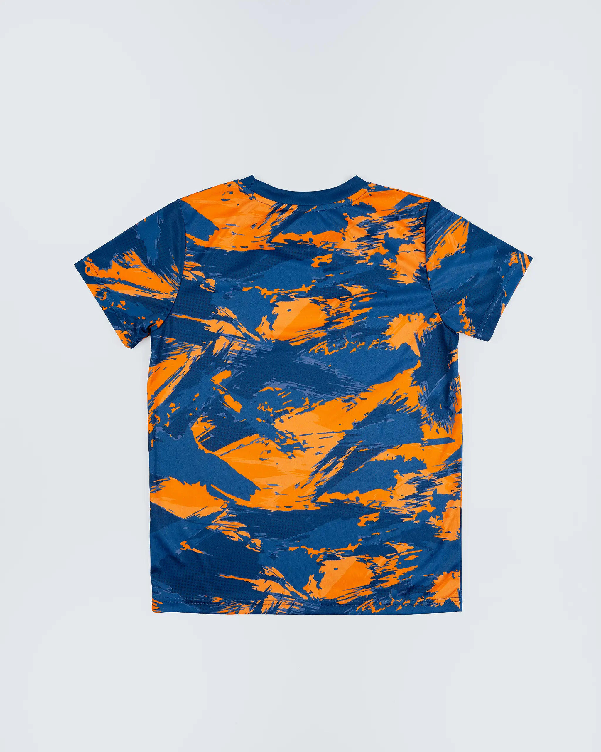 Newcastle United Kids' Navy & Orange Camo T-Shirt - Image 3