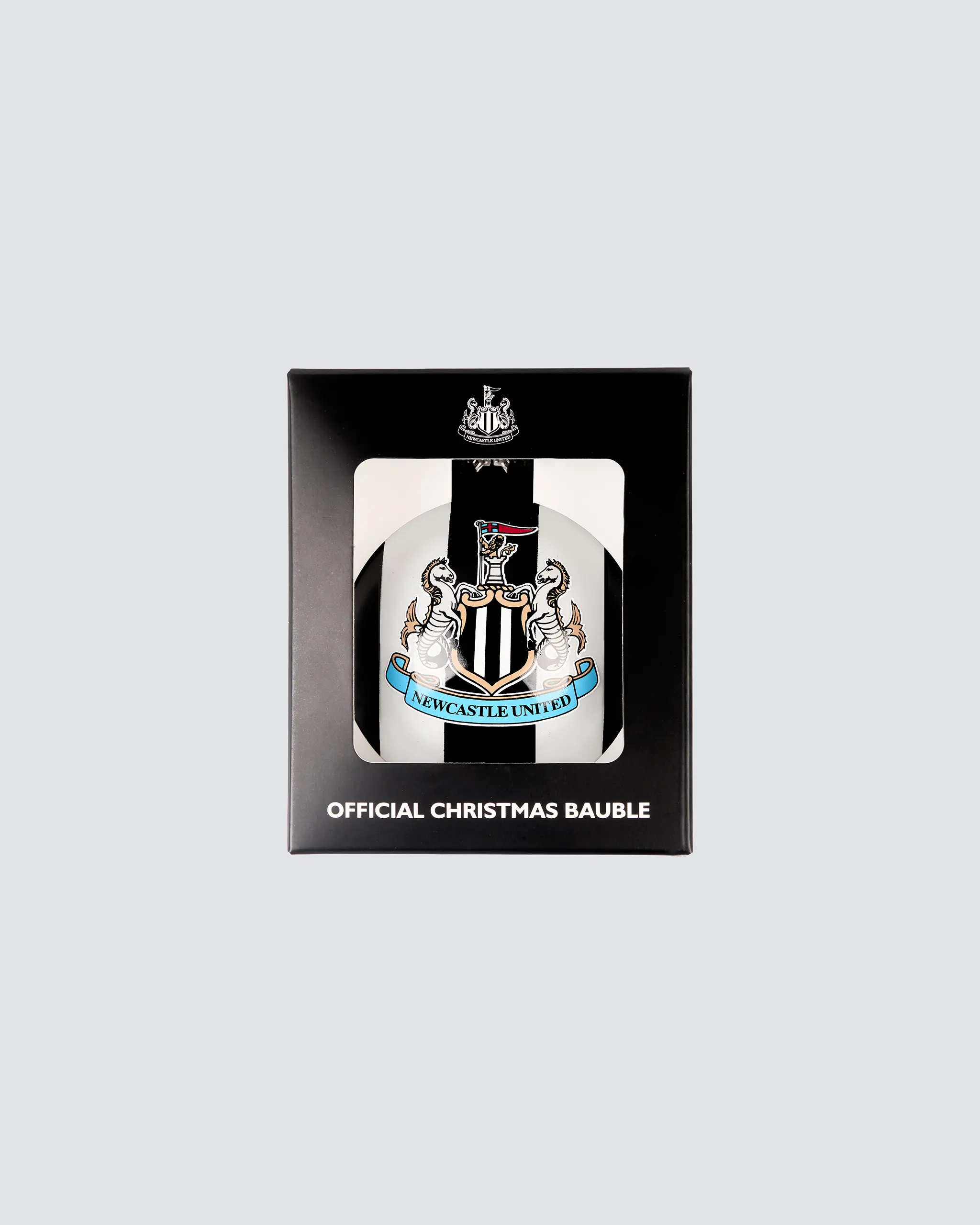 Newcastle United Large Glass Christmas Bauble - Image 2