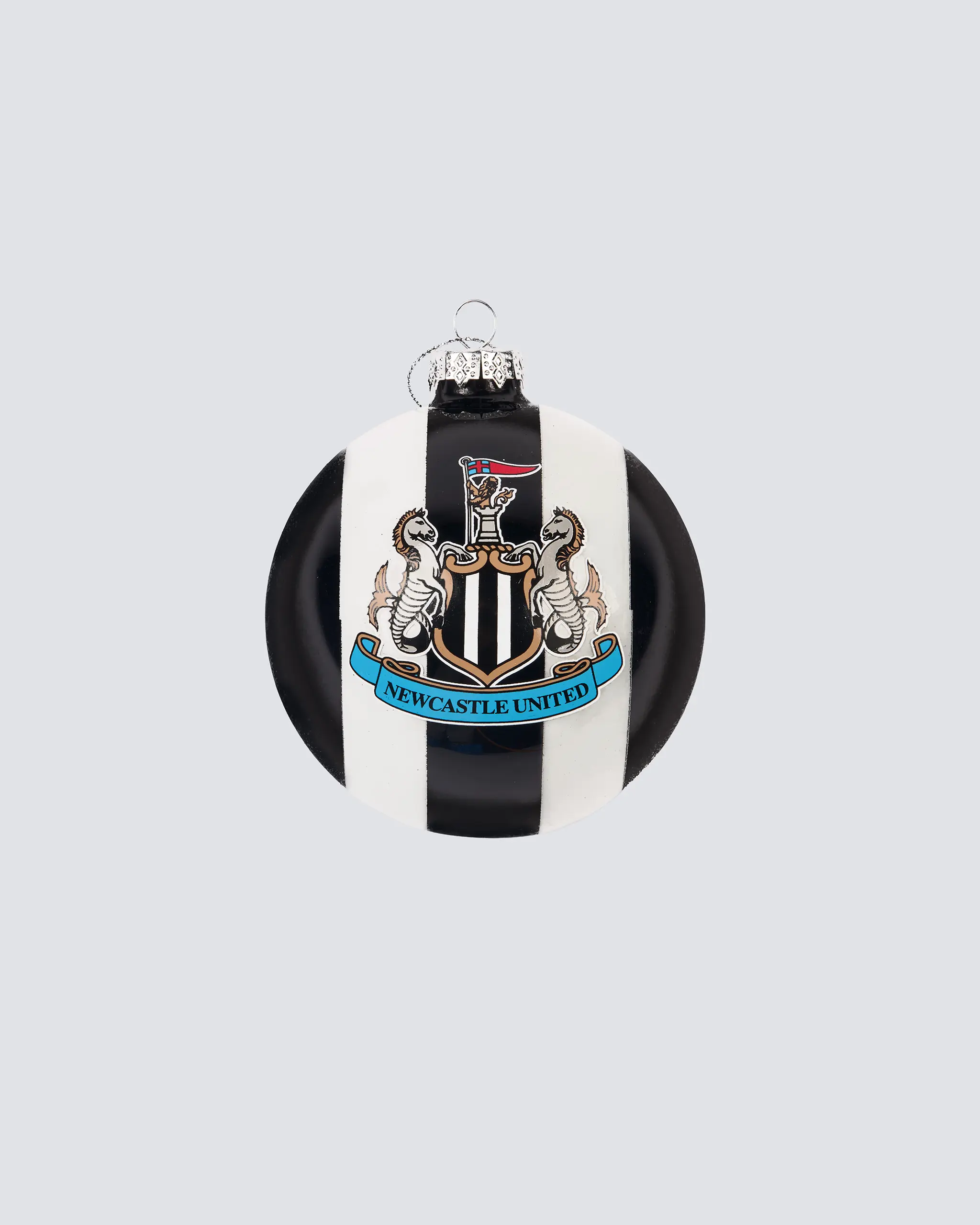 Newcastle United Large Glass Christmas Bauble - Image 3