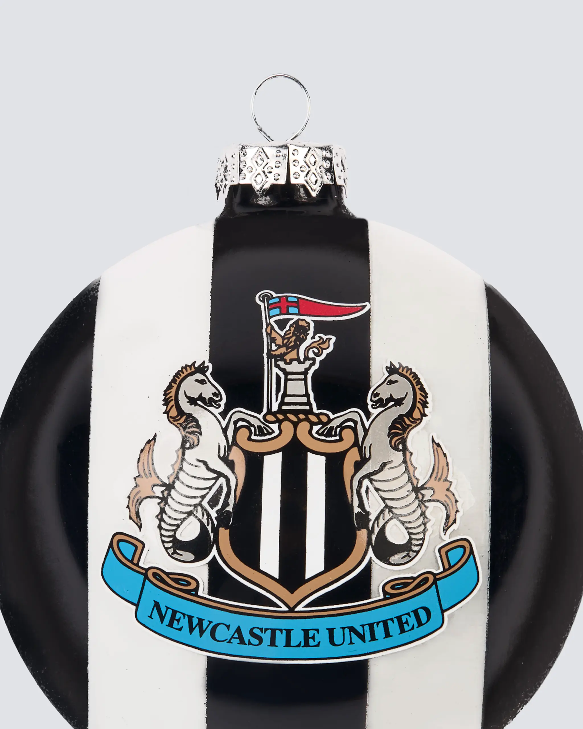 Newcastle United Large Glass Christmas Bauble - Image 6