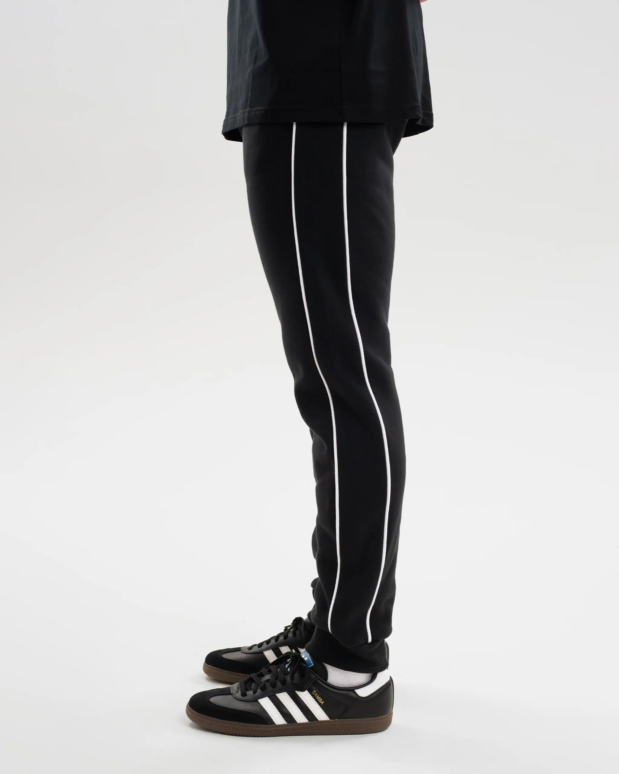 Newcastle United Men's Black Colour Block Joggers - Image 4