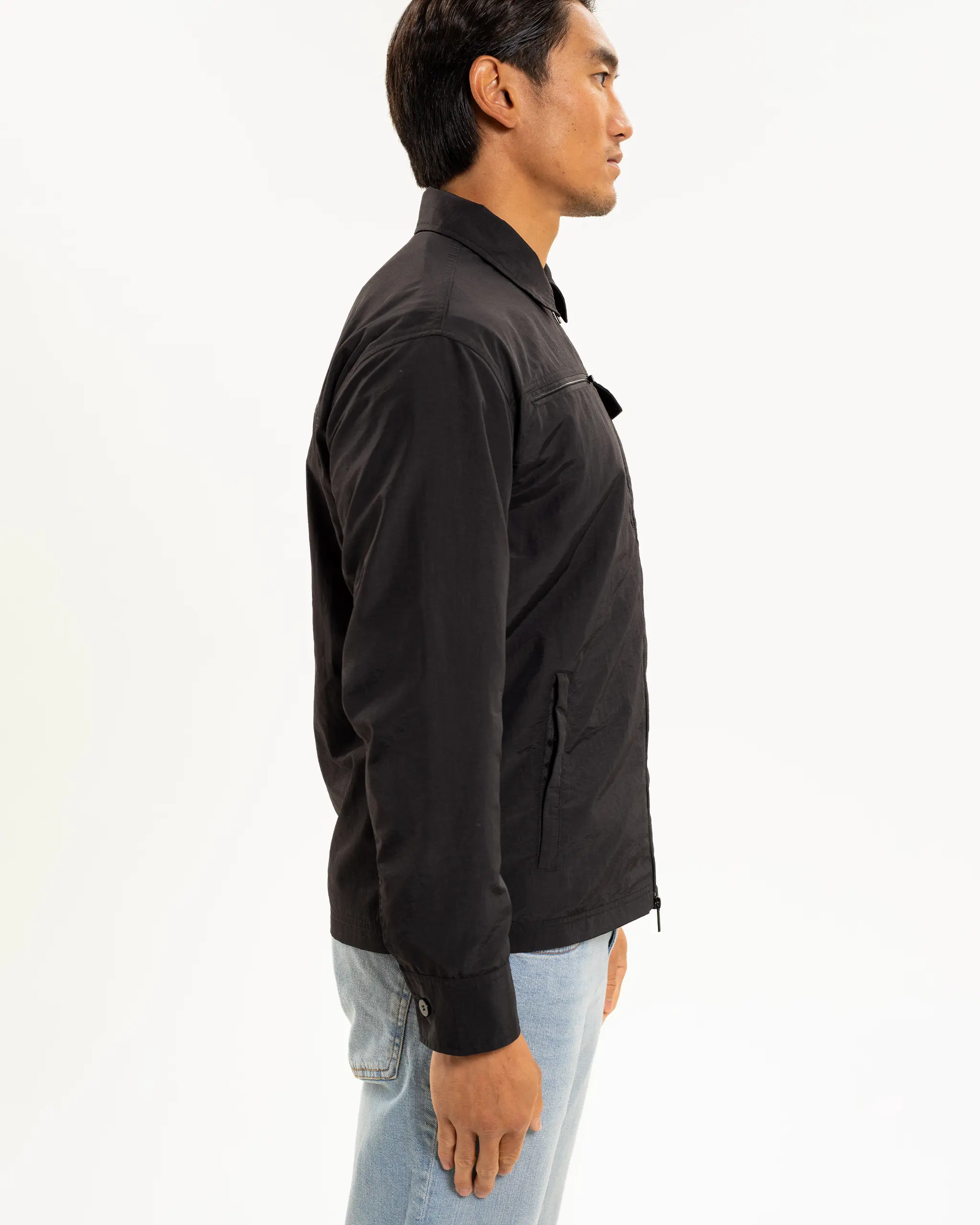 Newcastle United Men's Black Nylon Overshirt - Image 9