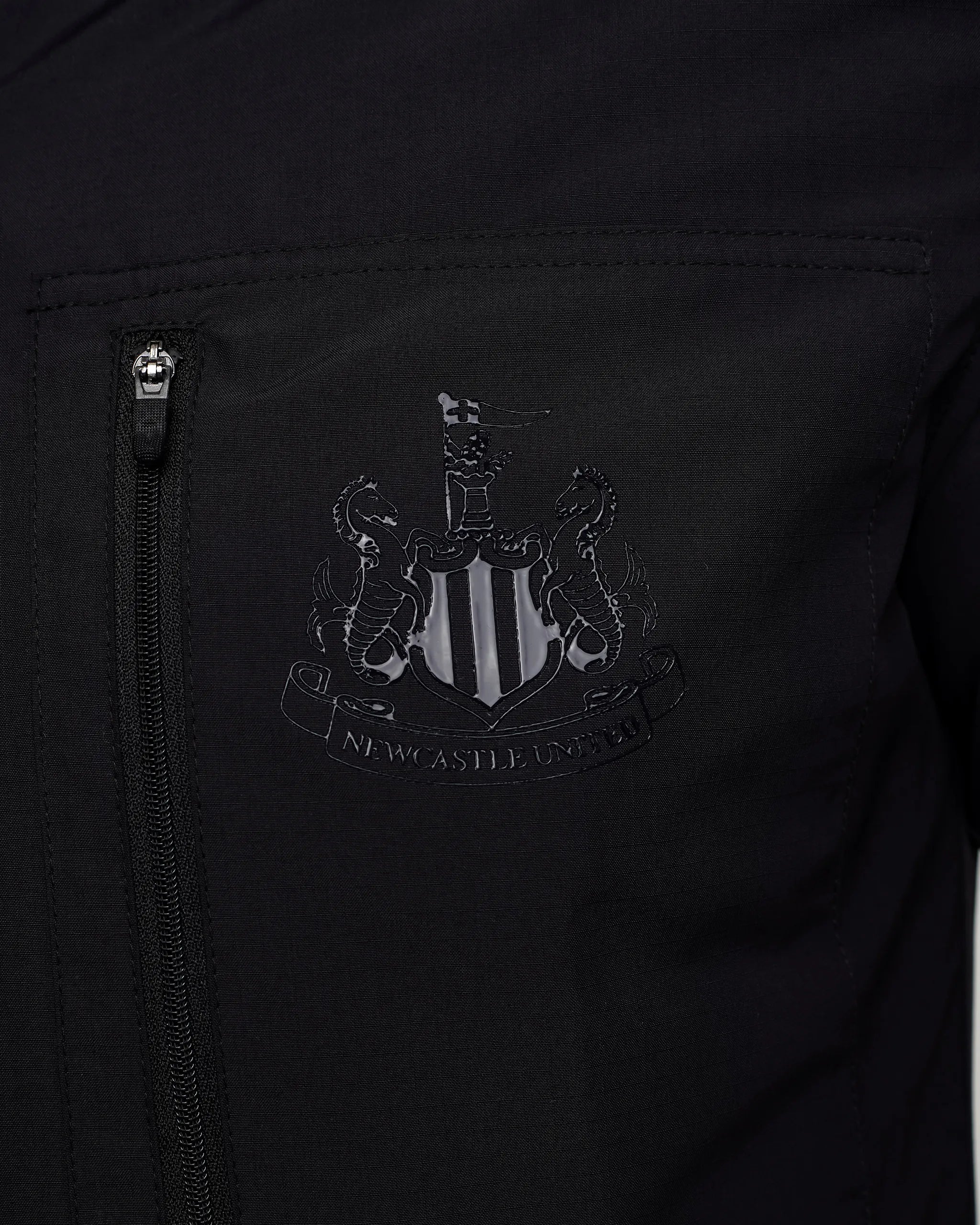 Newcastle United Men's Black Overshirt - Image 8