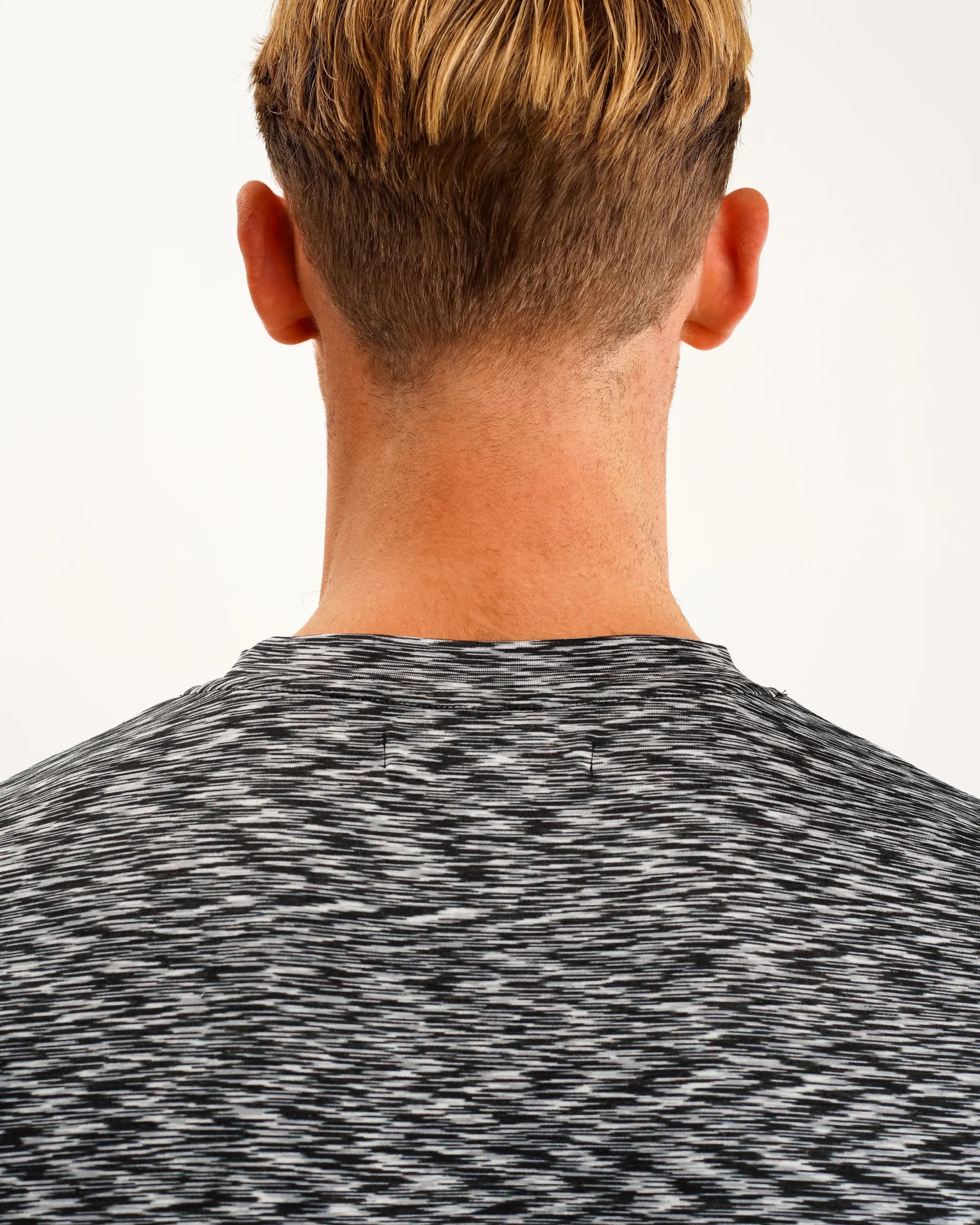 Newcastle United Men's Black Spacedye Tee - Image 4
