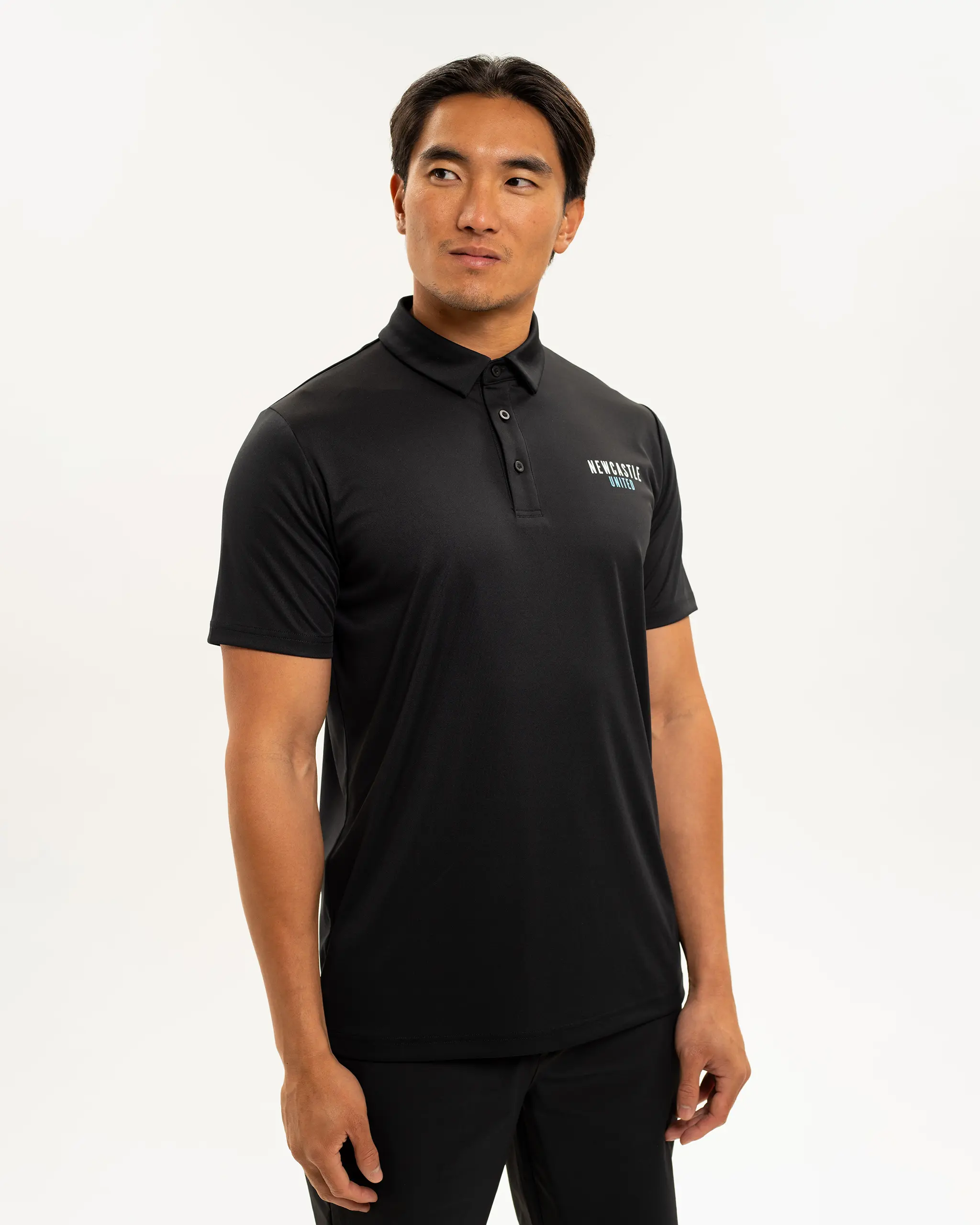 Newcastle United Men's Black Polo Shirt - Image 5