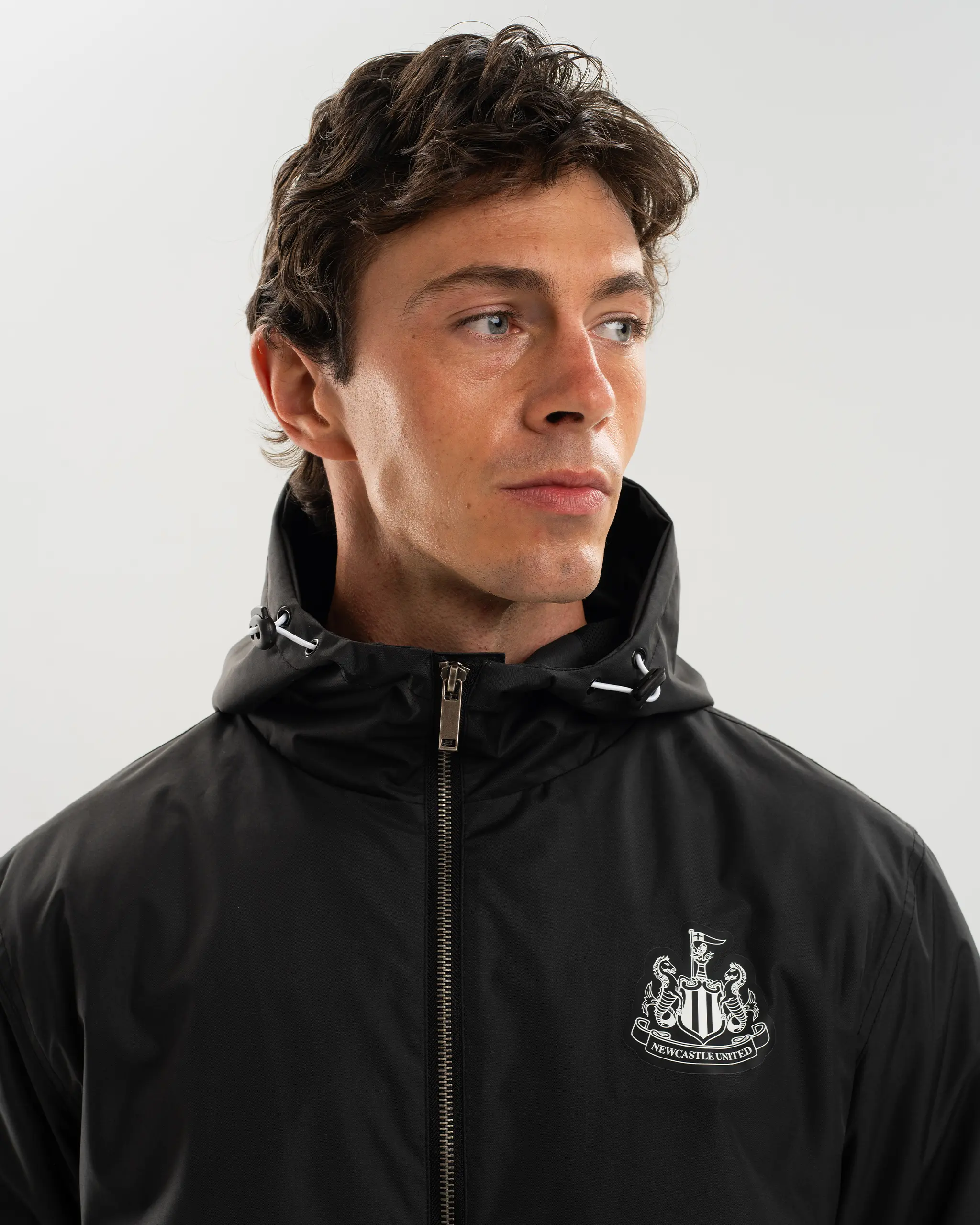 Newcastle United Men's Colour Block Shower Jacket - Image 4